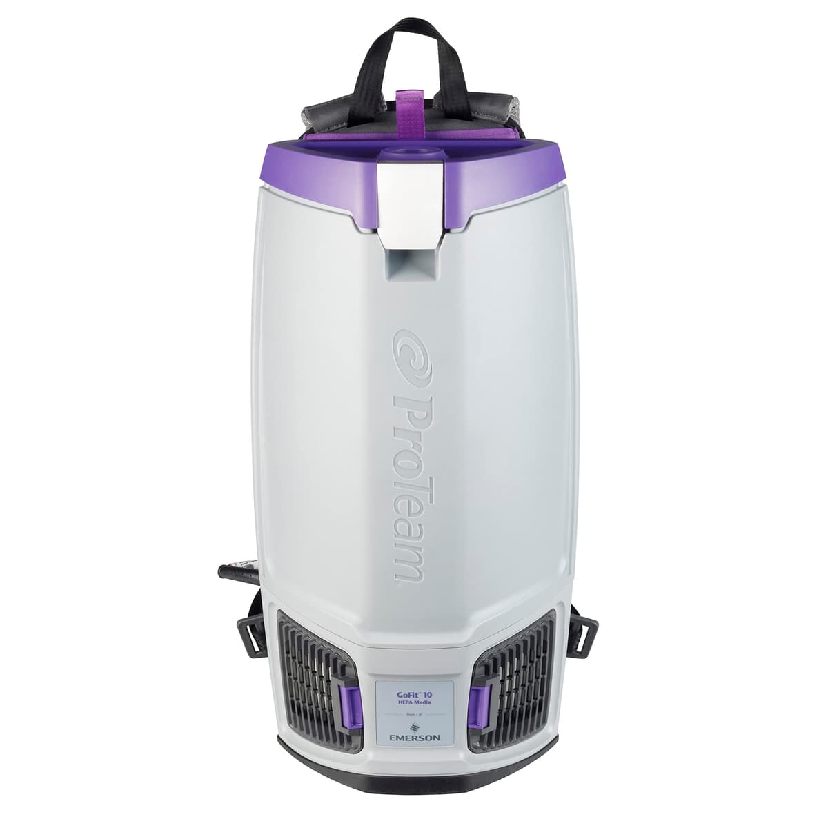 ProTeam GoFit 10 Vacío Mochila Comercial 10 QT con Kit de Herramientas para Superficies Duras y Cepillo Mezcla Nylon/Cerdas, 107800