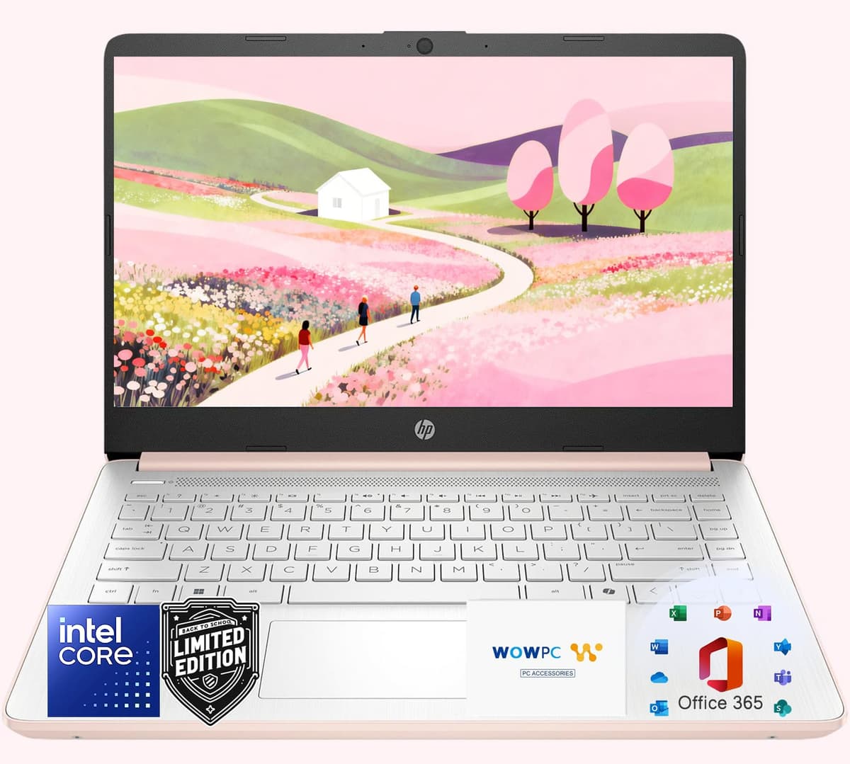 HP Ultrabook con Copilot AI y Office 365 • CPU Intel de 4 núcleos • 1.1 TB de almacenamiento (1 TB OneDrive y 128 GB SSD) • 32 GB RAM • Windows 11 sin audífonos