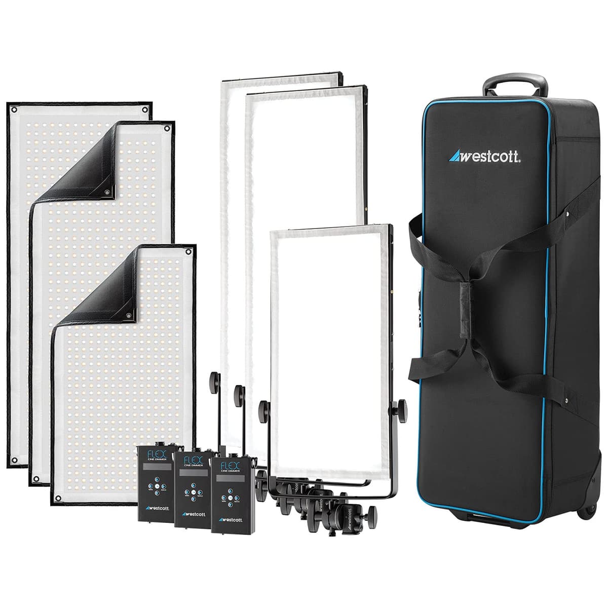 Westcott Flex Cine Peter Hurley Kit Bi-Color Flex - 3 Luminarias 7664
