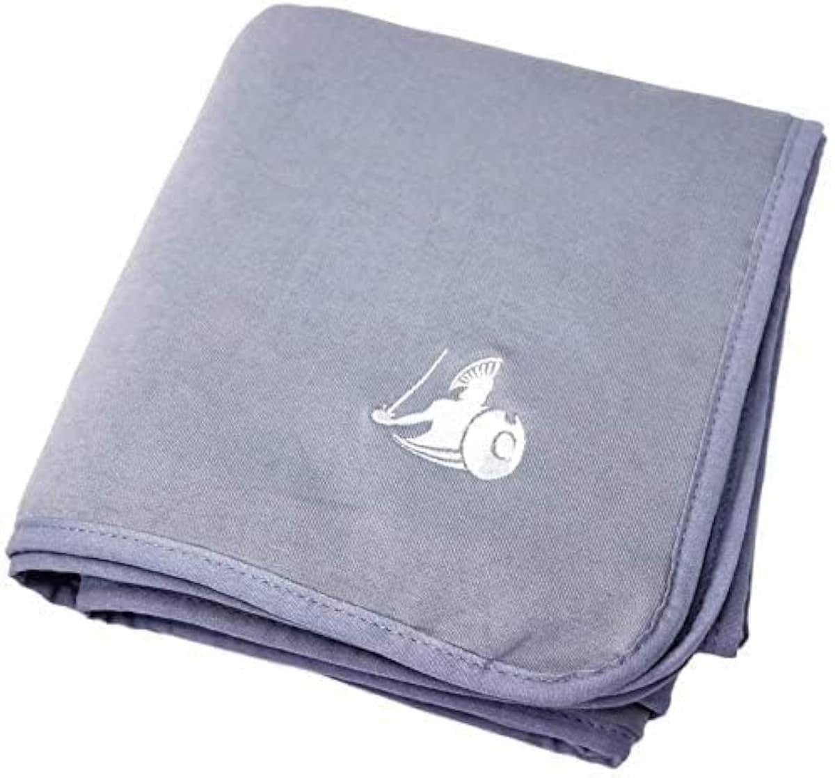 Manta bloqueadora de EMF DefenderShield - mezcla de bambú-algodón, XL 84" x 75" ds-blanket-gy-xl