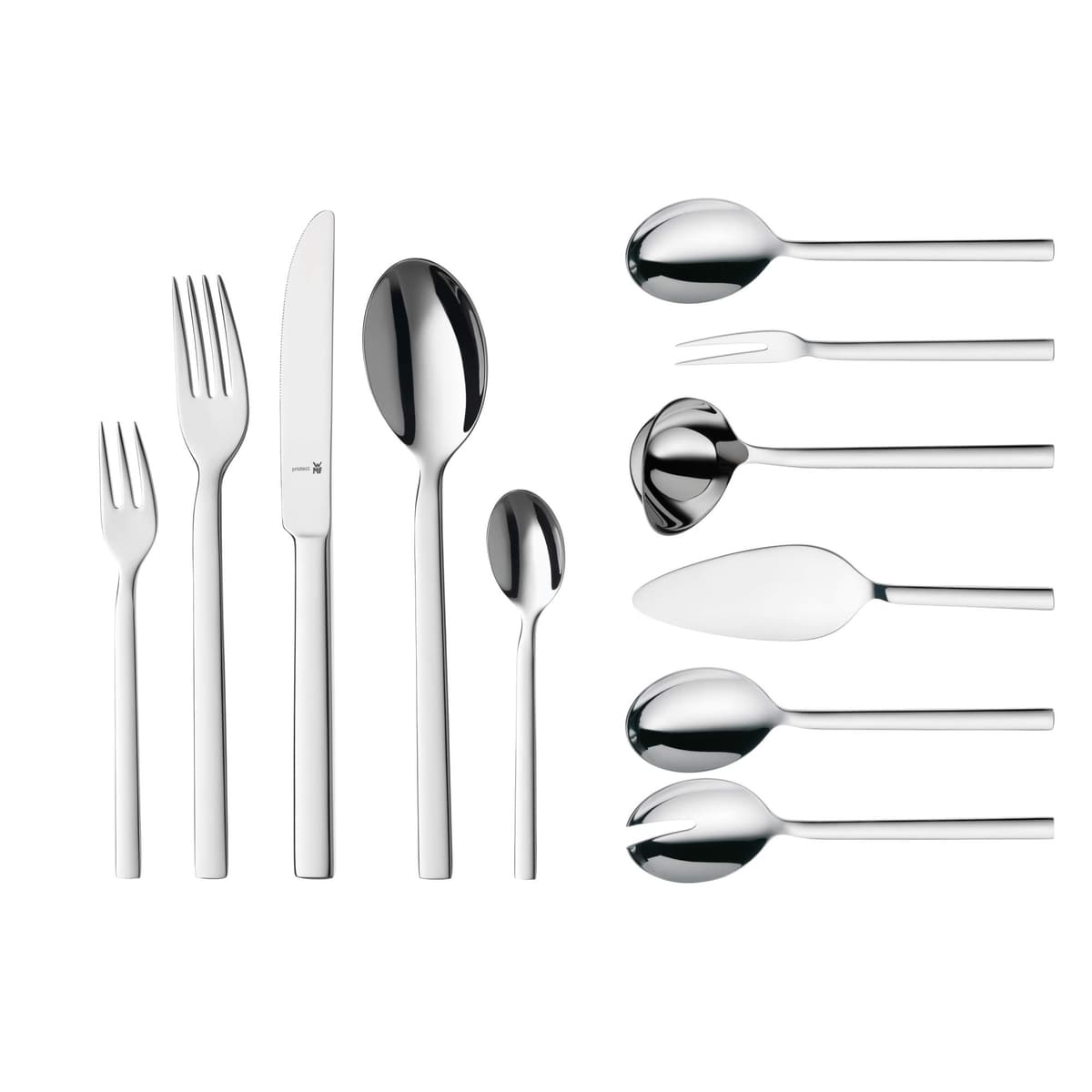 WMF Lyric Juego de Cubiertos 66 Piezas para 12 Personas Cromargan Protect Pulido 1161006342