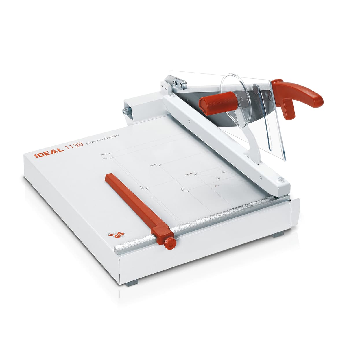 IDEAL 1138 Cortadora de papel - Capacidad 50 hojas, Corte hasta A4 (385 mm) 10381000