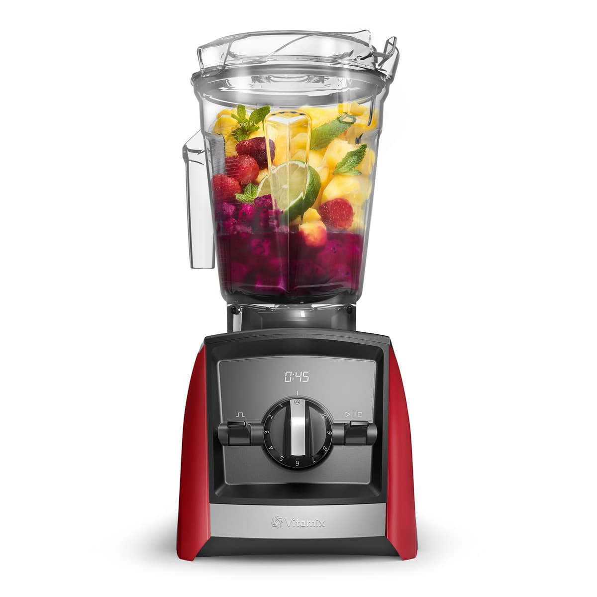 Vitamix A2300 Ascent Series Smart Blender, 64 oz Low-Profile, Rojo 062047