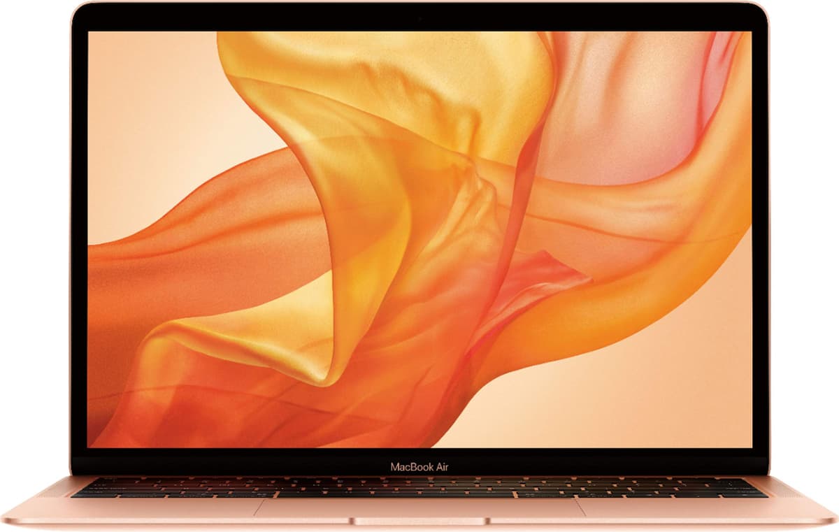 Apple MacBook Air 2018 con Intel Core i5 de 1.6 GHz, 13 pulgadas, 16 GB de RAM, SSD de 512 GB Dorado (Reacondicionado) computer