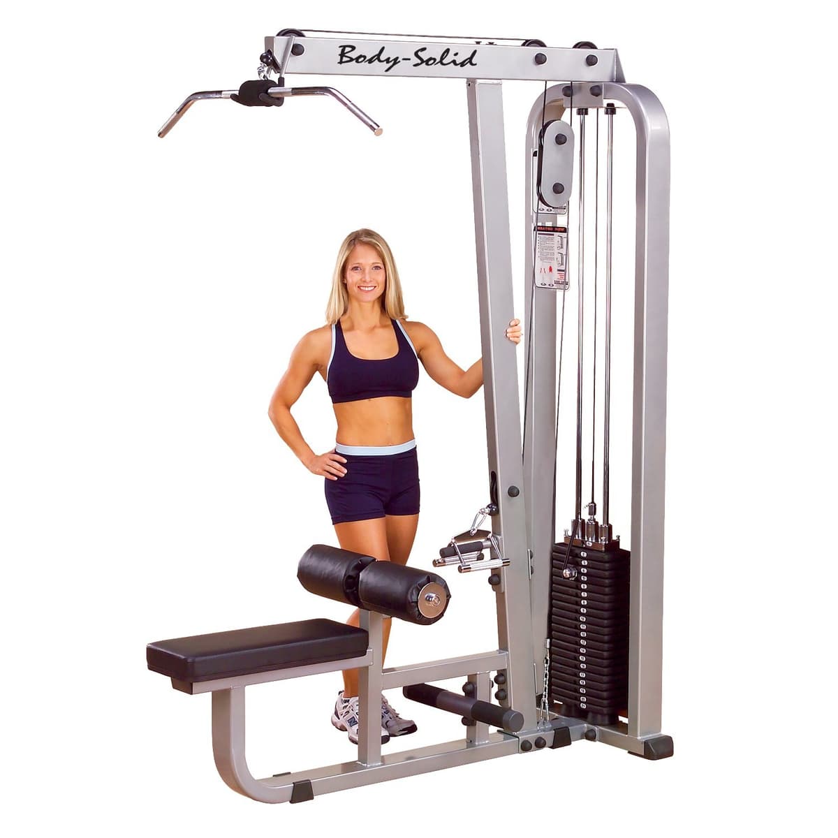 Body-Solid SLM-300G/3 Pro Clubline LAT Mid Row Machine para espalda y hombros