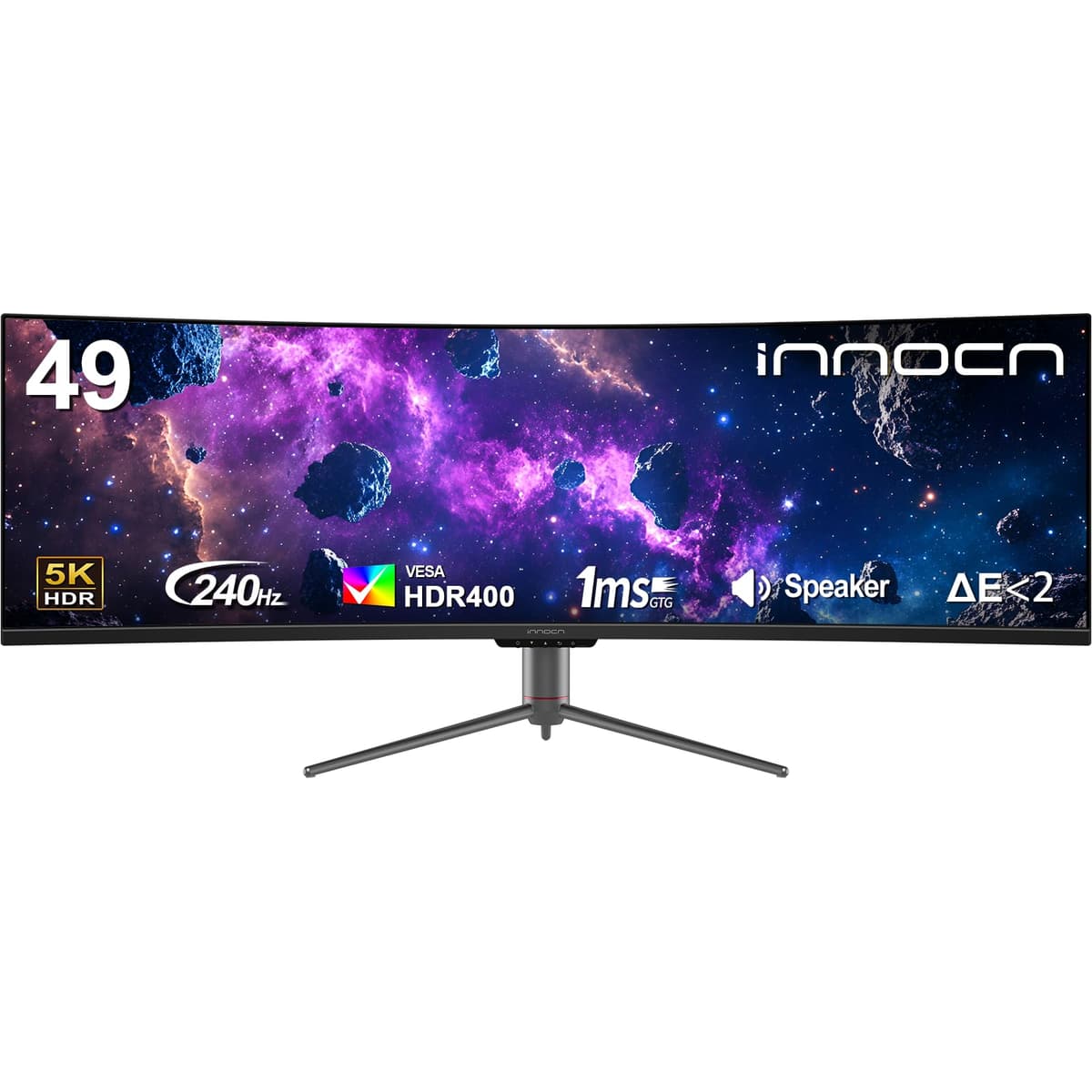 INNOCN 49C1S - Monitor curvo ultrawide 49" 32:9, 240Hz, QHD dual 5120×1440, HDR400