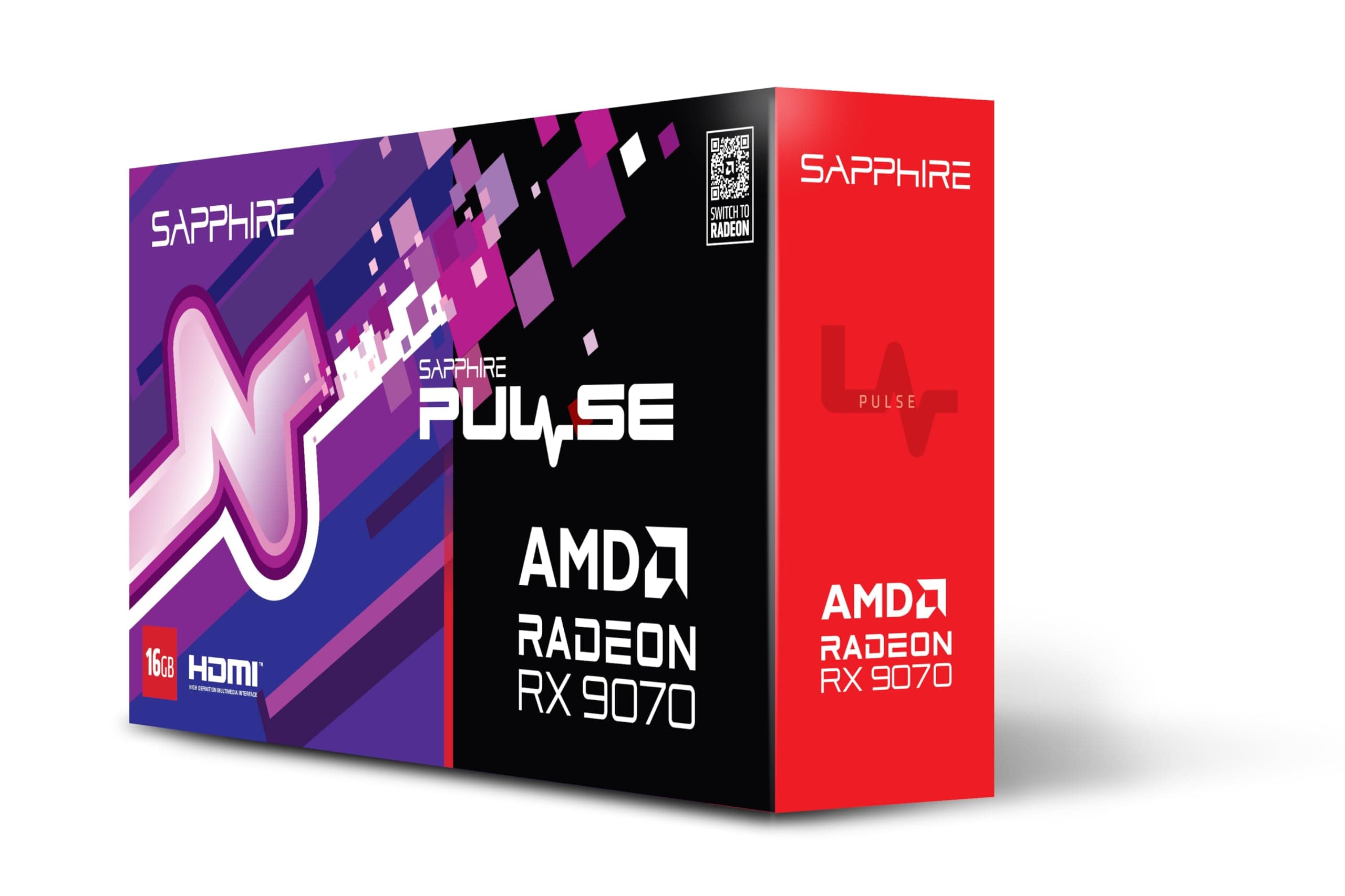 Sapphire Pulse AMD Radeon RX 9070 Gaming 16GB Doble HDMI/Doble DisplayPort 11349-03-20G