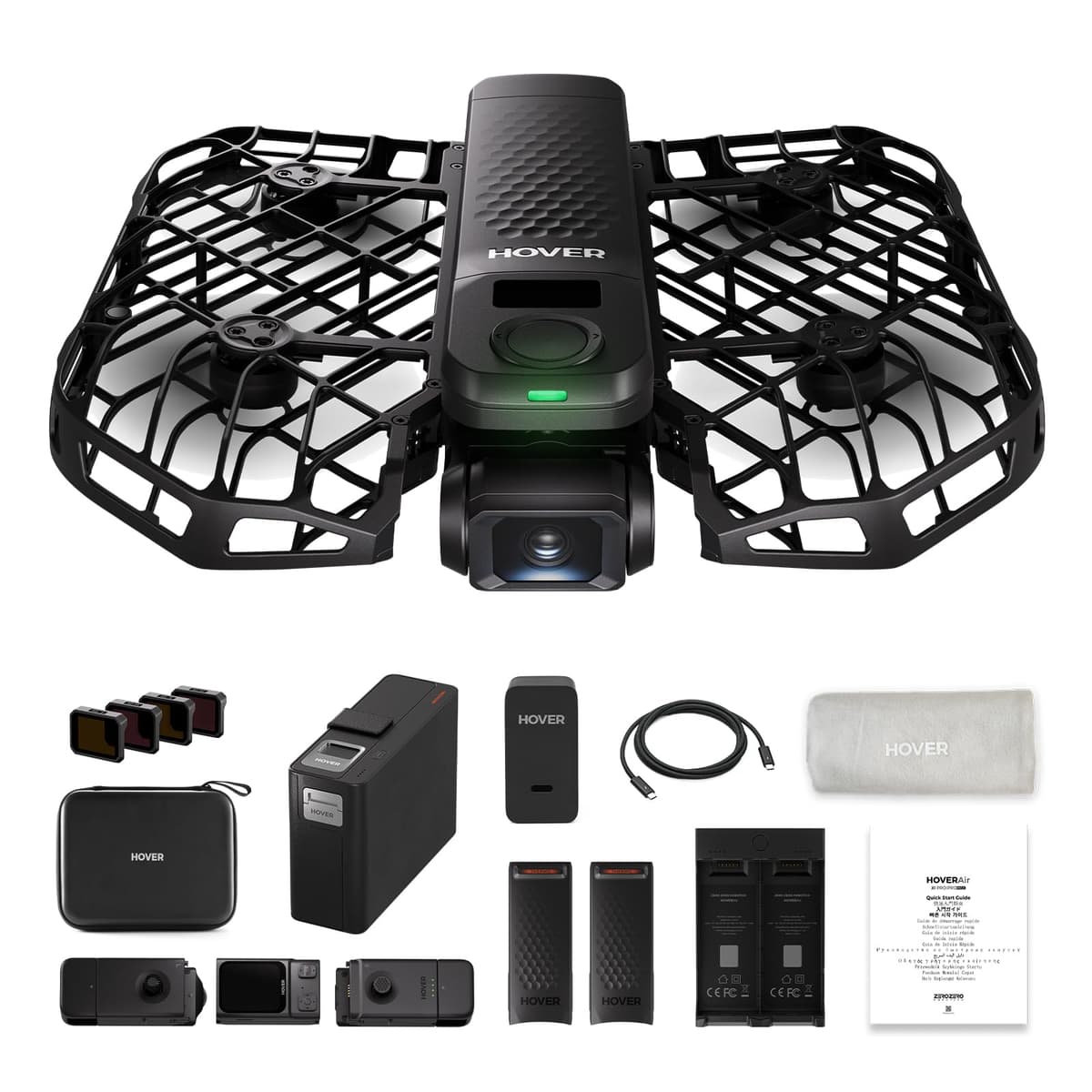 HOVERAir X1 PRO Drone con Cámara 4K@60fps, Plegable, Seguimiento 42 KM/H y SmoothCapture 2.0 (Skiing Combo) 005