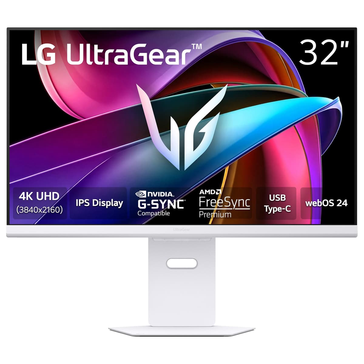 LG 32G810SA-W Monitor gaming 32" 4K UHD IPS 144Hz 1ms, G-Sync Compatible, FreeSync Premium, DisplayHDR 400, USB-C 65W, blanco 32G810SA-W.AUS