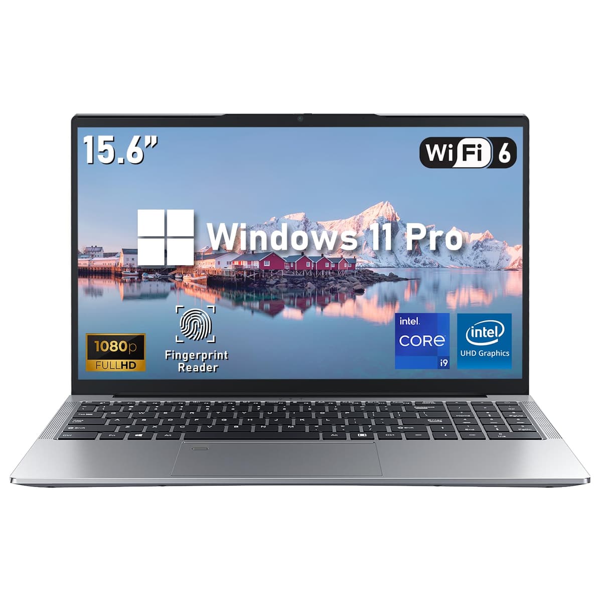 NIAKUN Laptop de 15.6 pulgadas, 16 GB RAM 1 TB SSD, Laptop para juegos, i9-11900H 8C/16T (hasta 4.9 GHz), Gráficos UHD, Pantalla FHD 15.6” 1920 x 1080, WiFi 6, BT5.2, Teclado retroiluminado DH02