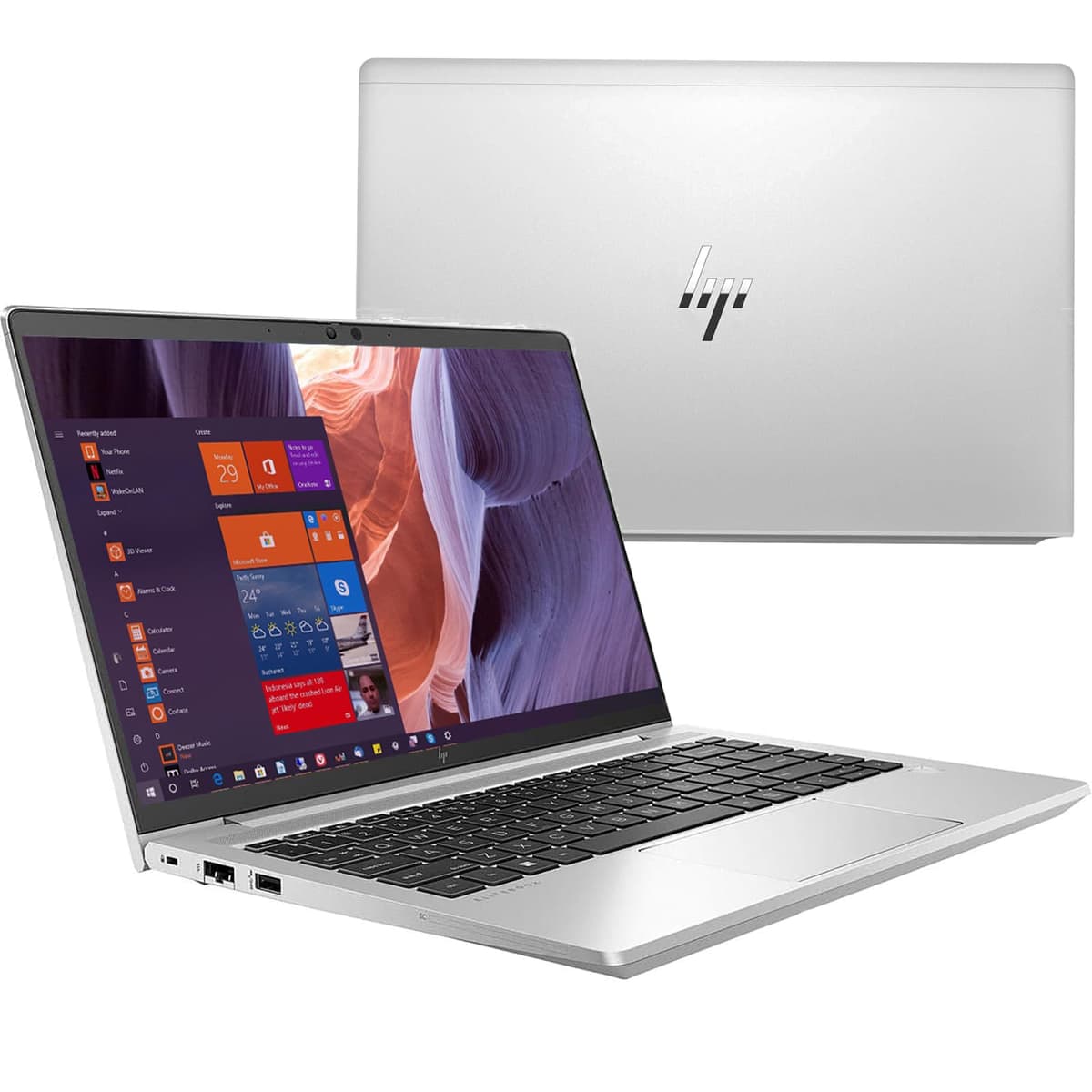 HP EliteBook 645 G9 14" FHD Portátil, AMD Ryzen 5 PRO 5675U Hexa-core, 16 GB RAM, 256 GB SSD, Lector de Huellas, Teclado Retroiluminado, HDMI, Windows 11 Pro (Reacondicionado)