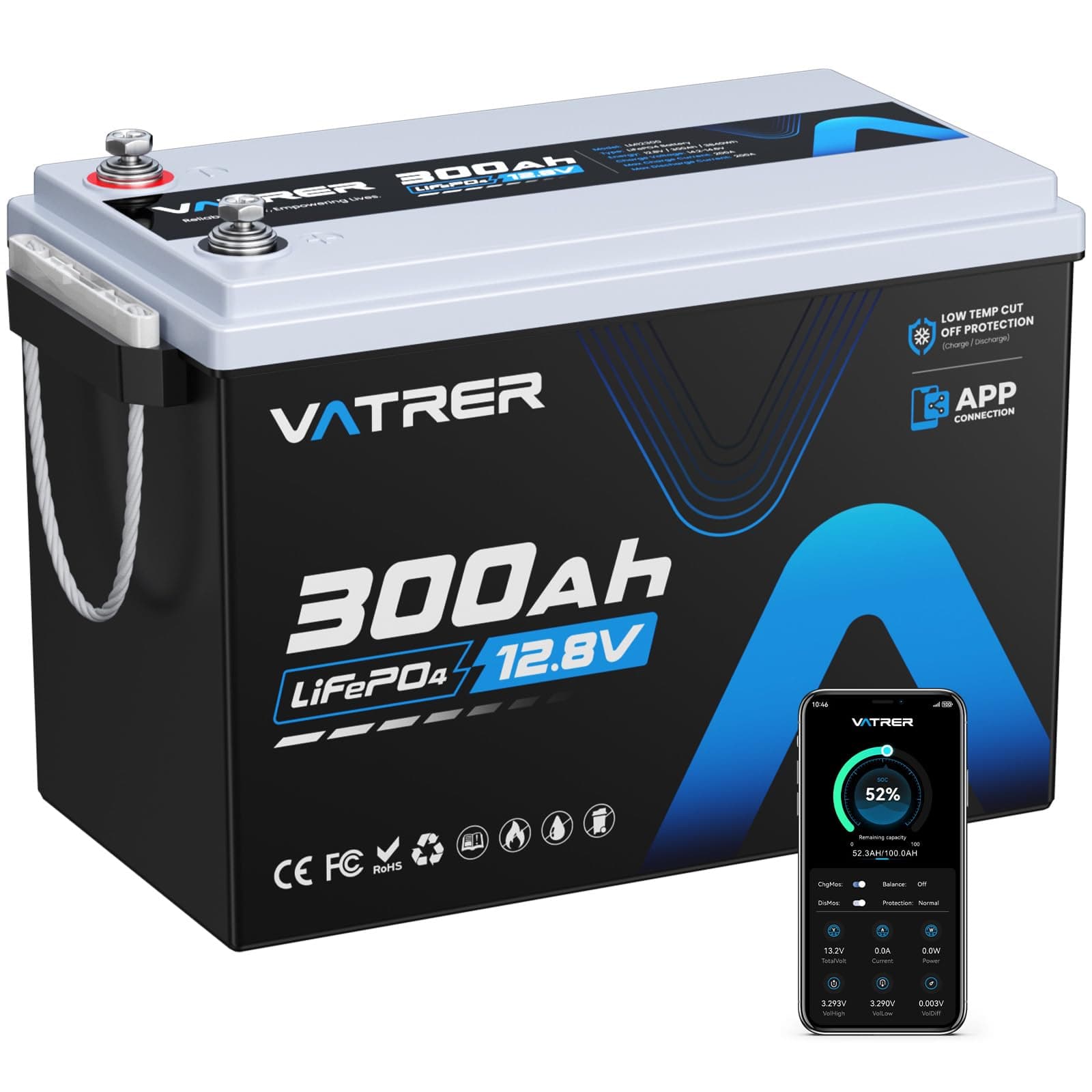 VATRER POWER 12V 300AH LY