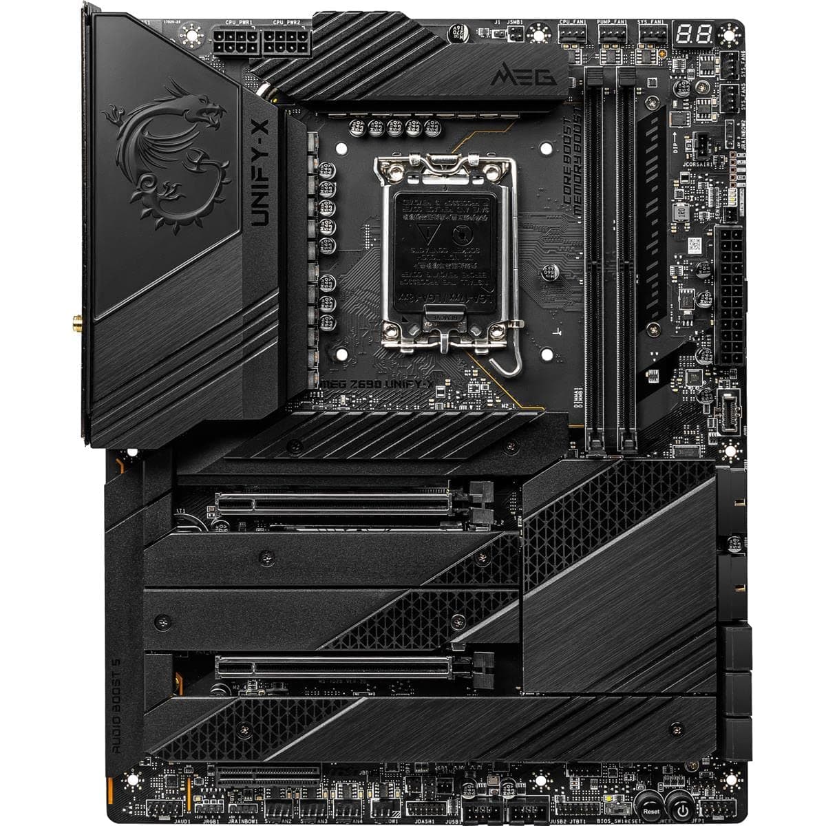 Placa madre MSI MEG Z690 ACE para juego (E-ATX, Intel Core 12ª generación, socket LGA 1700, DDR5, Thunderbolt 4, PCIe 5, LAN dual 2.5G, ranuras M.2, Wi-Fi 6E)