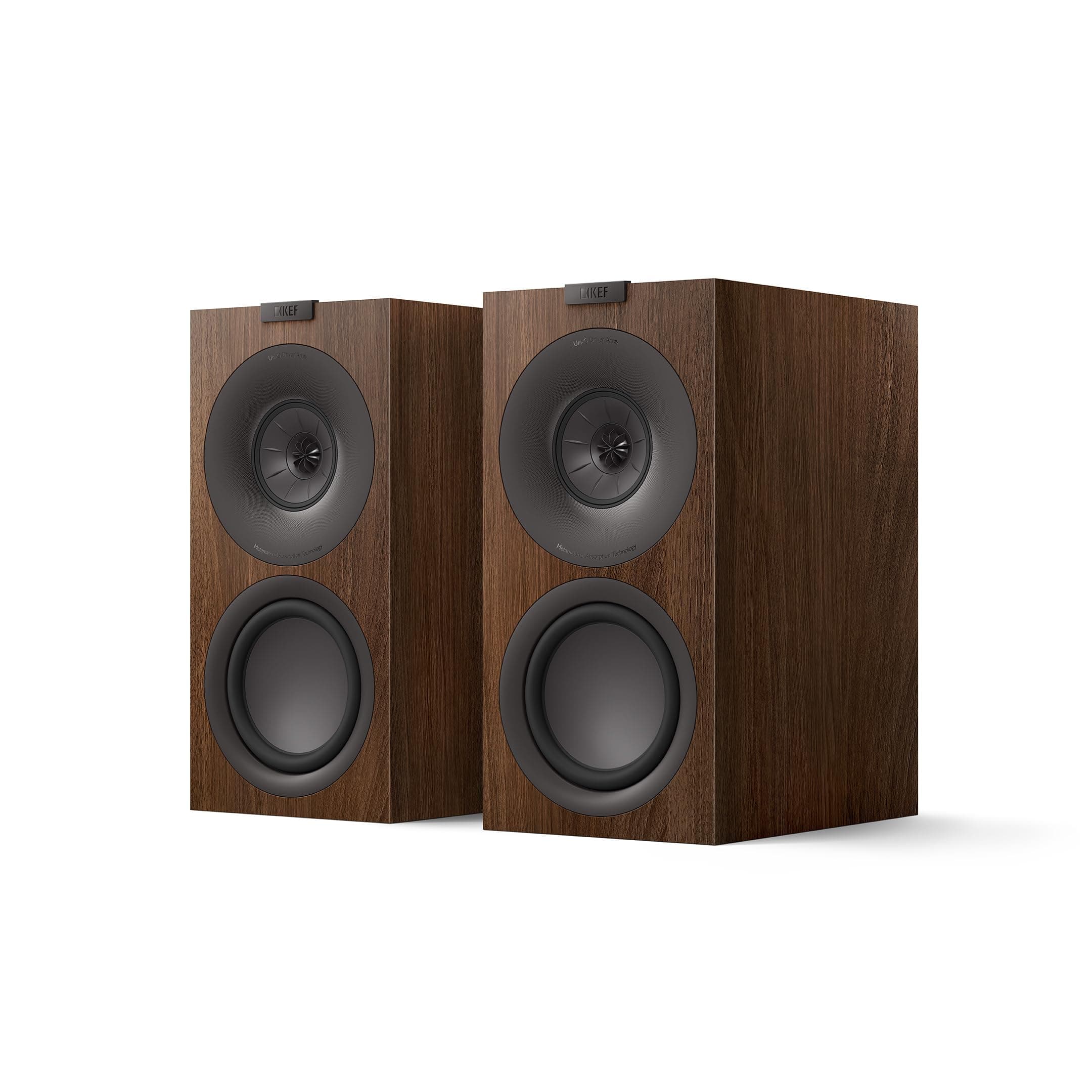 KEF Q Concerto Meta Par de parlantes bookshelf tres vías (Walnut)