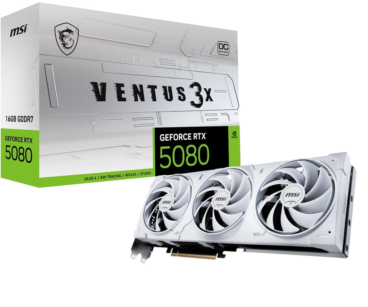 msi Gaming RTX 5080 Ventus 3X OC White 16GB GDDR7