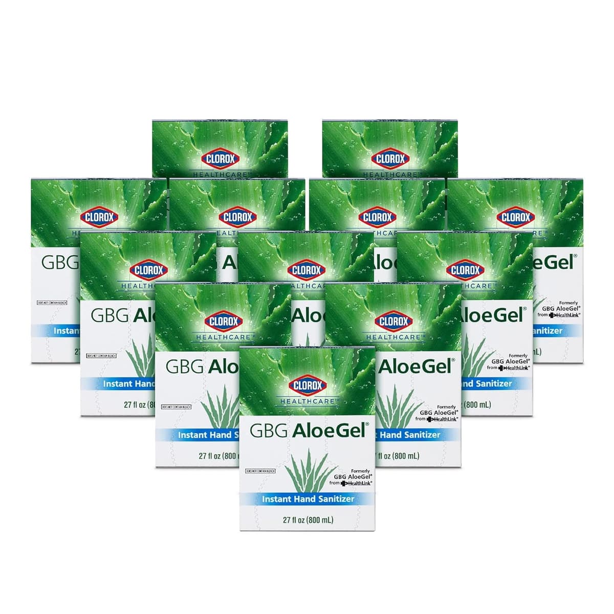 Clorox Healthcare GBG AloeGel Hand Sanitizer Refill Bag in a Box 27 Fl Oz - Pack de 12 BB17004PX12