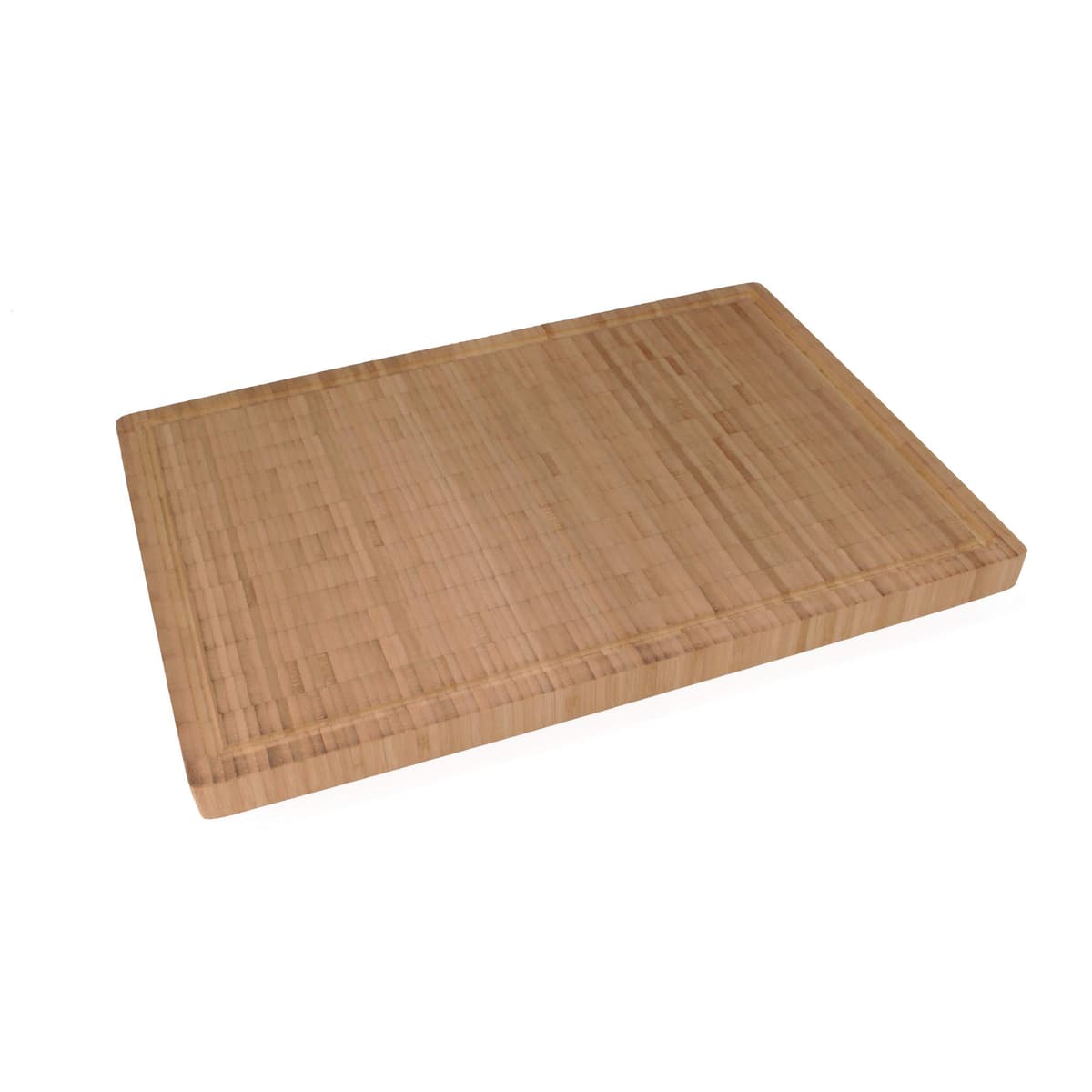 BambooMN Premium Tabla de Cortar de Cocina de Grano Final de Bambú con Canales para Jugos - 16.9" x 11.75" x 1" - 30 Piezas 6941204016128a