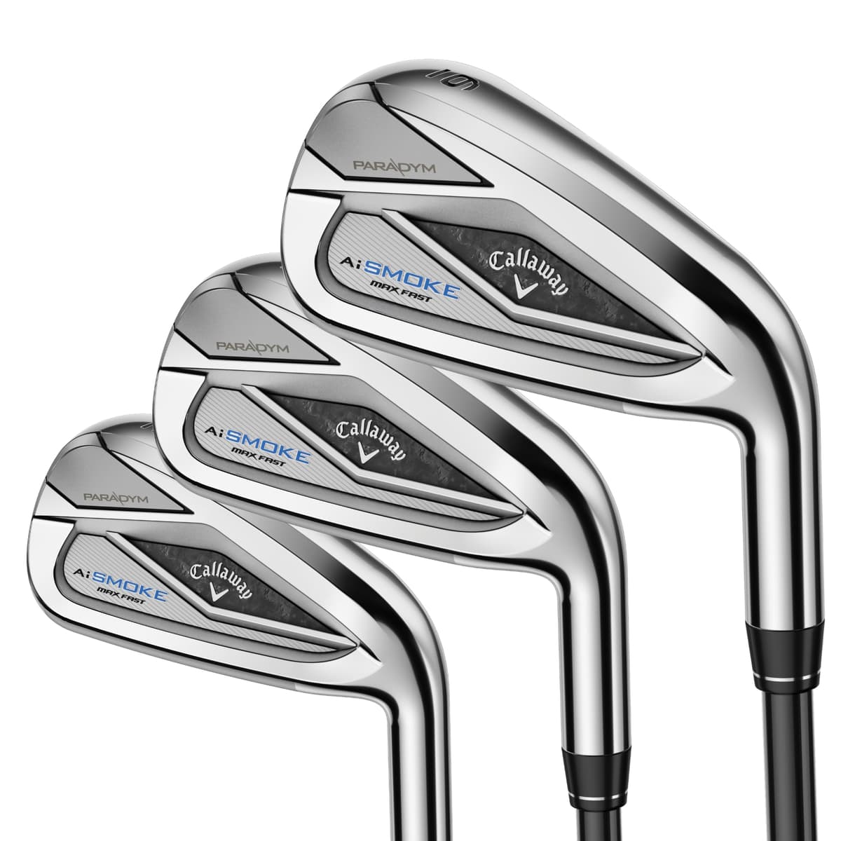 Callaway Paradym Ai Smoke MAX Fast Juego de Hierros para diestros, Graphite, Light (R2), 7-PW, AW 4J485261G1006