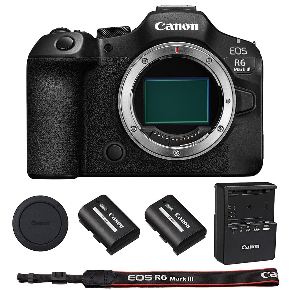 Canon EOS R6 Mark III Mirrorless con batería Canon LP-E6P extra CAN7084C002-003
