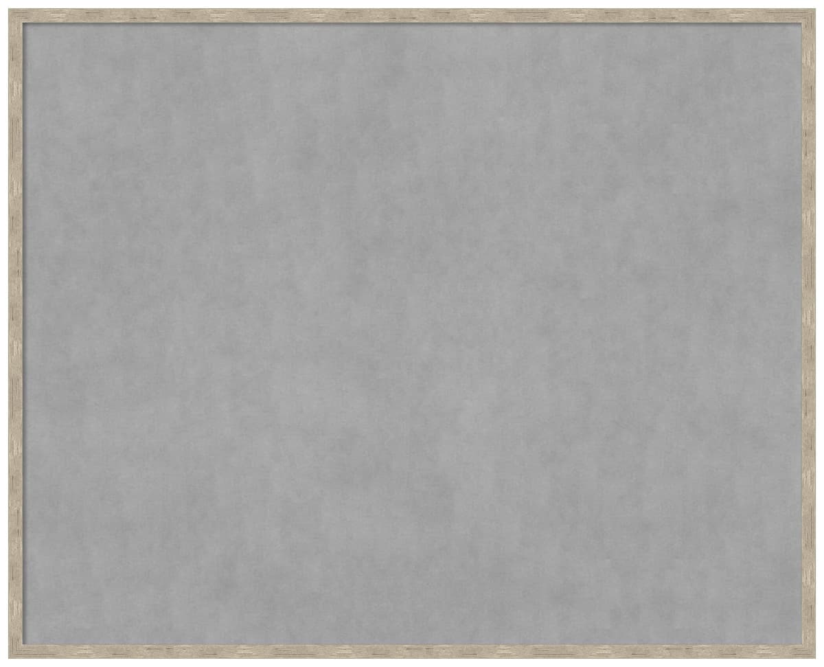 Tablero magnético enmarcado Amanti Art 41x33, área magnética 40x32, Imprint Light Pewter 28588293807