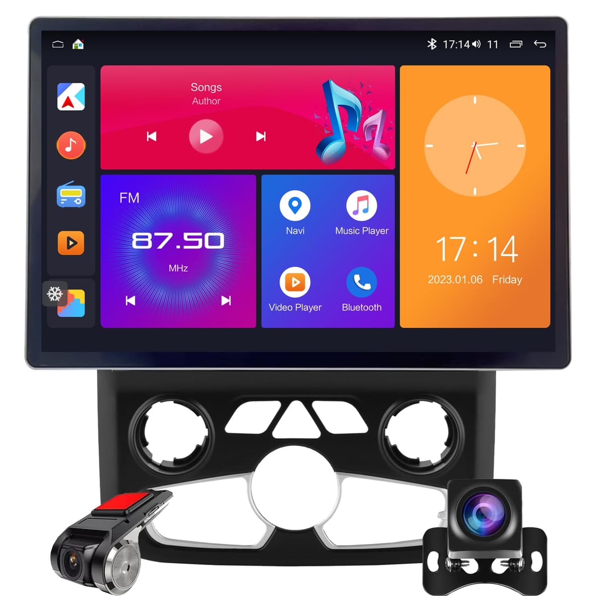 KiriNavi Radio Android 13 para Dodge Ram 1500-3500 (2013-2018) - Pantalla 13.1" IPS, 6GB/128GB, CarPlay/Android Auto