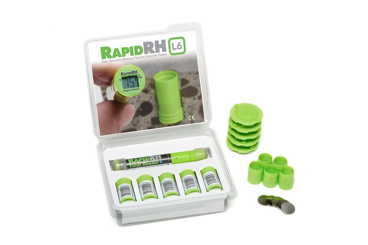 Wagner Meters Rapid RH Sensores Inteligentes con Lector Total (Lectura en Fahrenheit) Rapid RH L6 Family