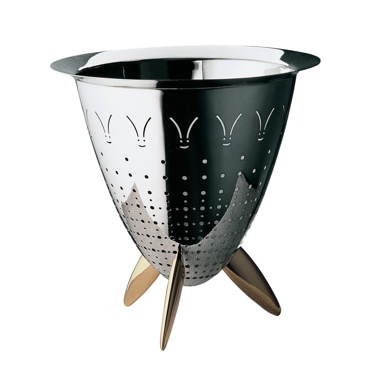 Alessi Max Le Chinois Colador de Philippe Starck, acero inoxidable pulido 90025