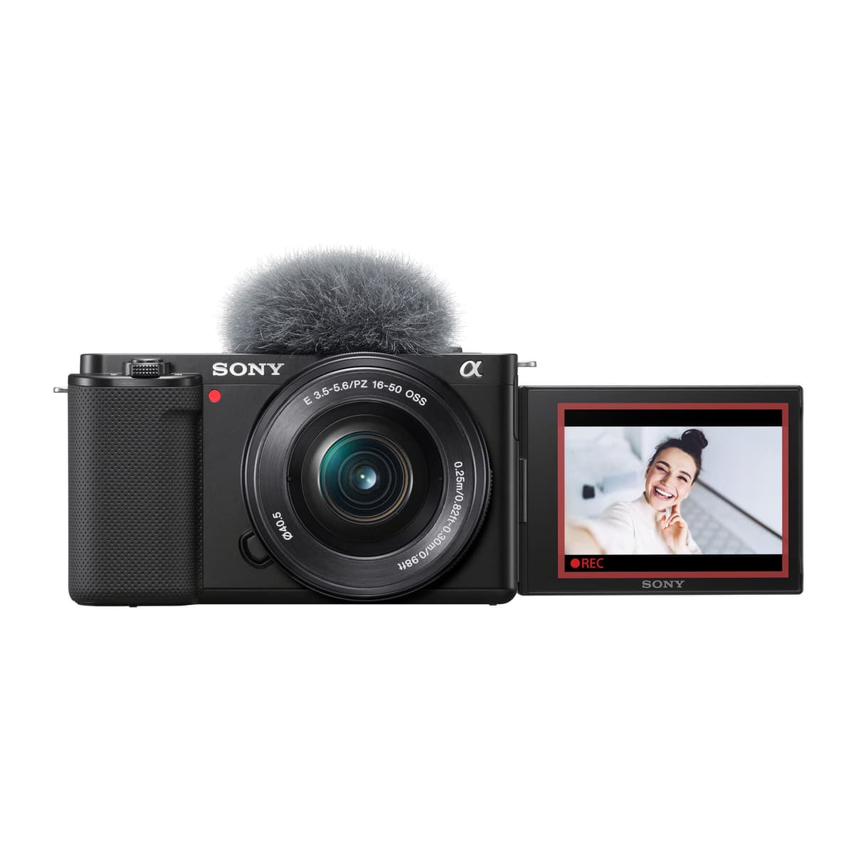 Sony Alpha ZV-E10 - Cámara sin espejo de objetivo intercambiable APS-C para vlogs - Negro (Reacondicionada) ILCZV-E10L/B-cr