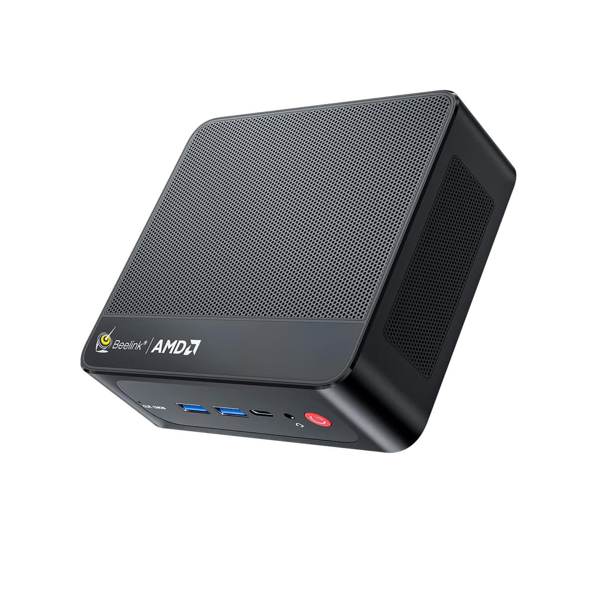 Beelink SER5 Mini PC, AMD Ryzen 7 7735HS (hasta 4.75 GHz) 8C/16H, Mini computadora 24 GB LPDDR5 RAM 500 GB NVMe PCIe 4.0 SSD, Mini PC de escritorio 4K triple pantalla WiFi 6/BT5.2/WOL/Windows 11 Pro