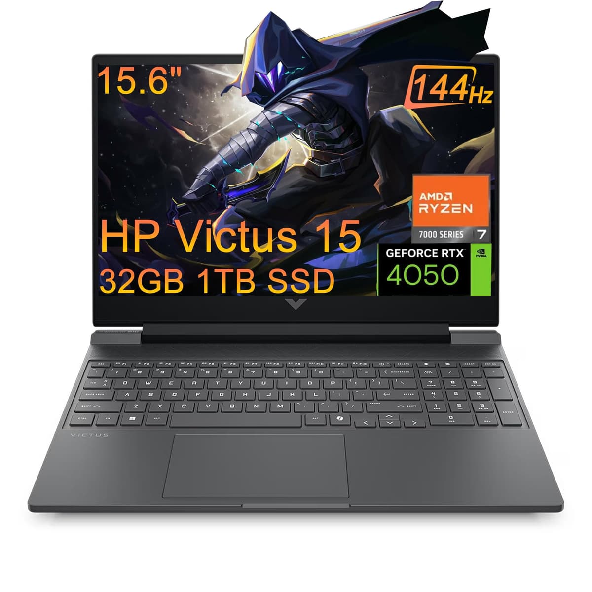 ist computers HP Victus 15 Gaming Laptop Ryzen 7 7445HS RTX 4050 32GB RAM 1TB SSD 15.6" FHD 144Hz