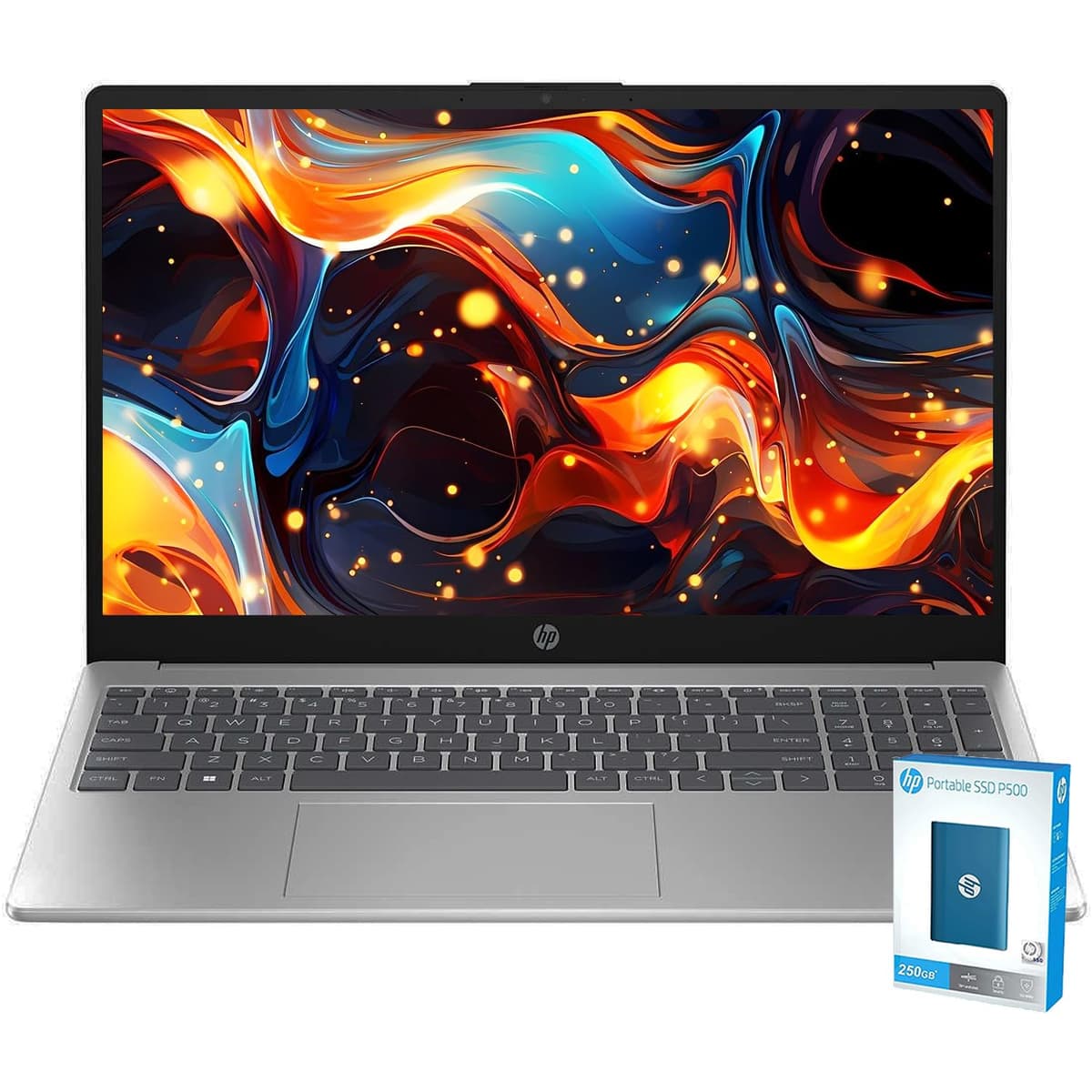 HP Nuevo portátil empresarial 15.6" G9 | Procesador Intel Core i5 | Pantalla FHD 15.6" | Ethernet RJ-45 | Windows 11 | Incluye SSD portátil de 250 GB (Intel i5 de 11.ª gen, 16 GB RAM | 1 TB SSD) G8