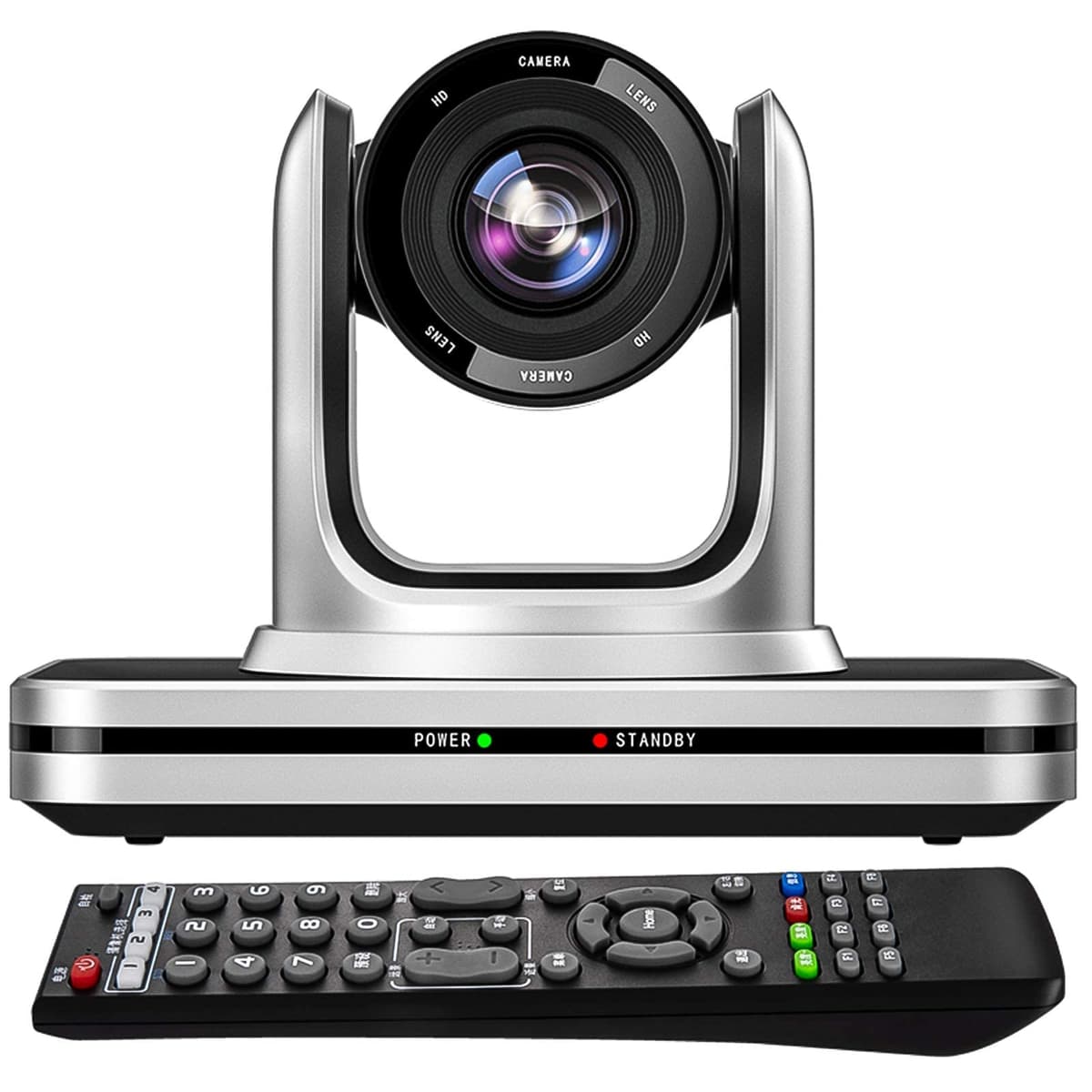 Cámara de Conferencia PTZ USB JIMCOM HD 1080P, Zoom 10x, Sistema para Sala de Conferencias y Transmisión en Vivo jm04