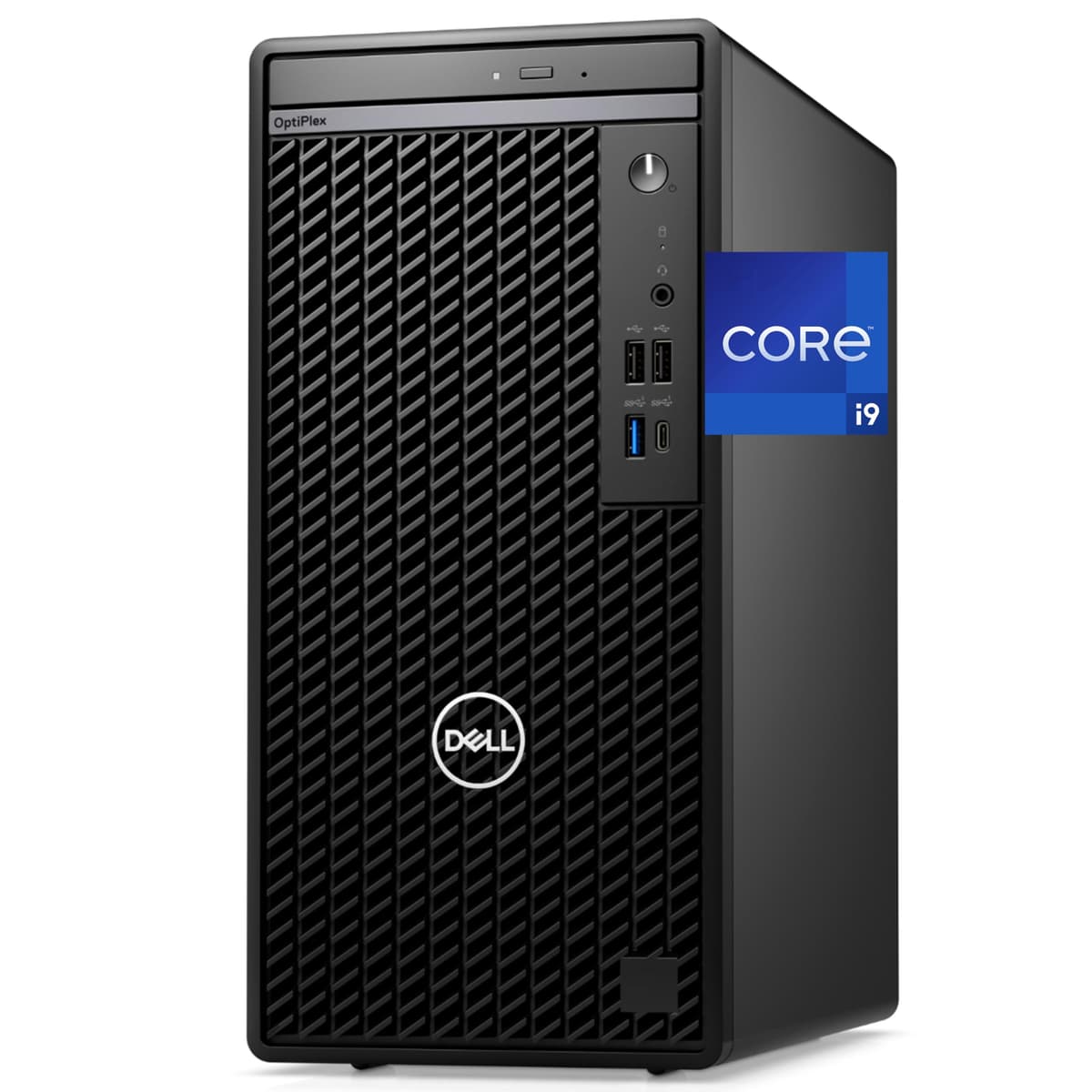 Dell OptiPlex 7020 Torre, Intel Core i9-12900K, 64GB DDR5, 4TB NVMe, Wi-Fi AX, Windows 11 Pro (Negro)