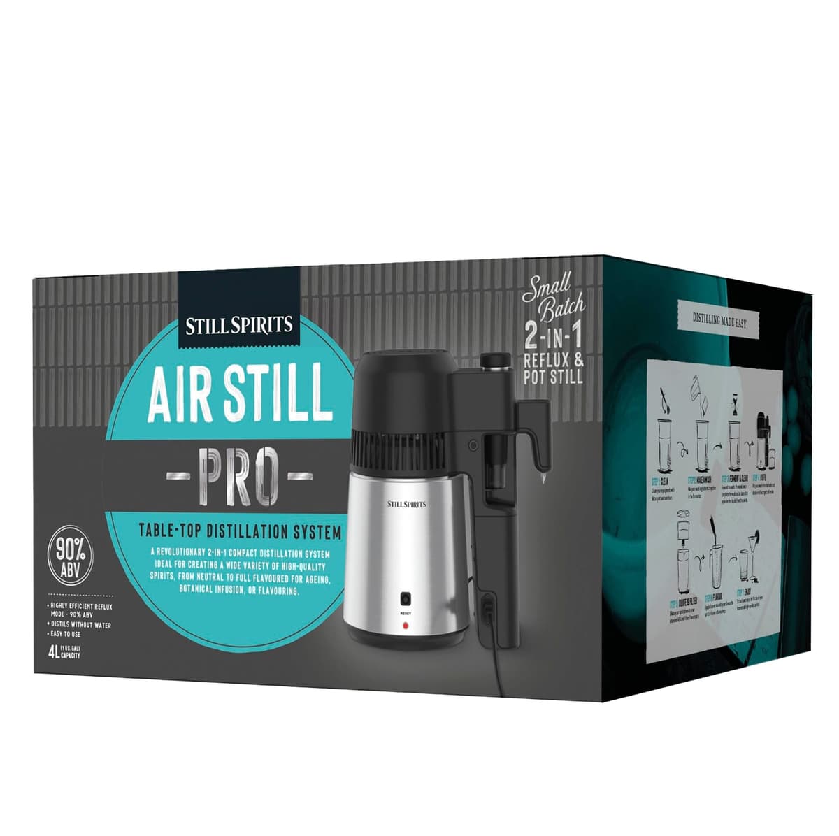 Still Spirits Air Still Pro - Sistema de destilación de mesa 2-en-1 SS-ASPro