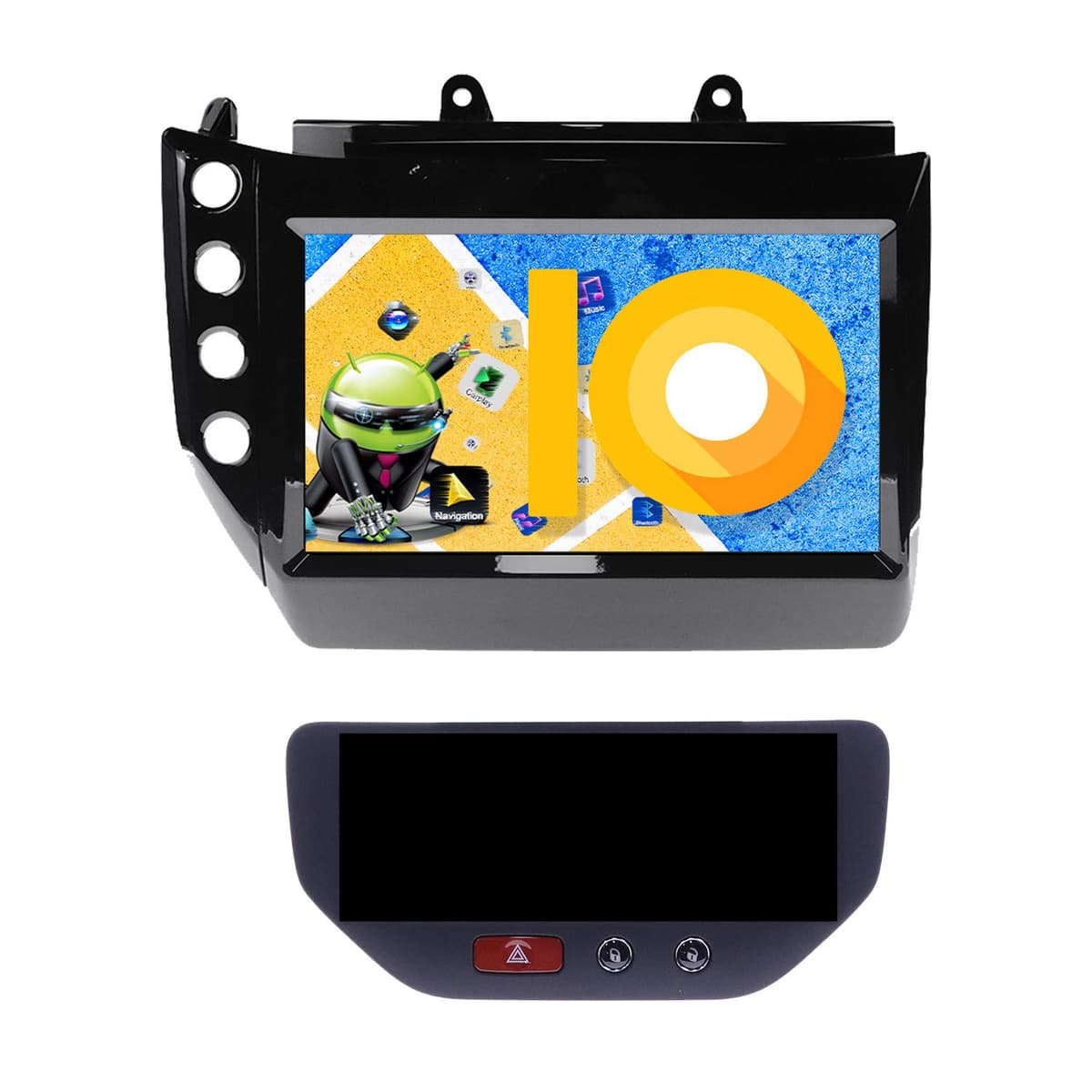 ZWNAV Radio Android 9.0 para Maserati GT/GranTurismo 2007-2019 con pantalla 9" y AC Board