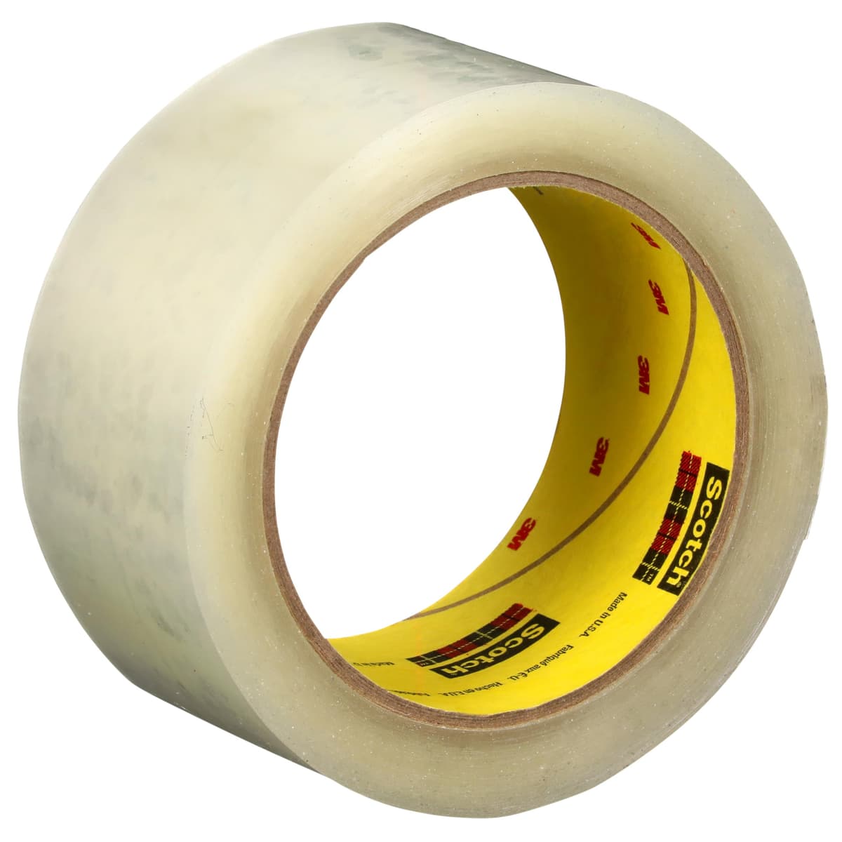 3M Scotch High Tack Box Sealing Tape 375+ Clear 72 mm x 50 m 24/Case 53344-case