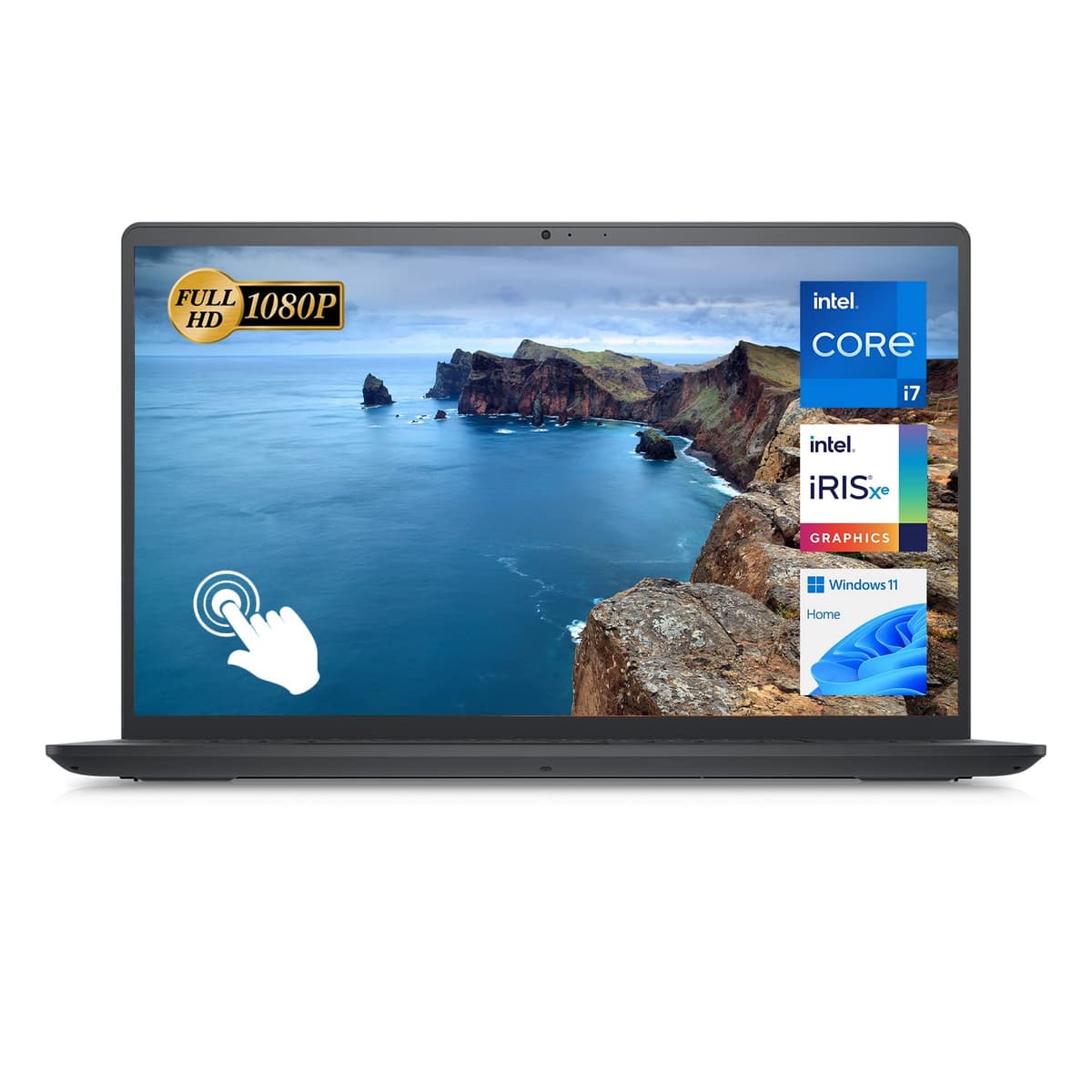 DELL Inspiron 3530 Premium más reciente, Laptop 15.6" Full HD táctil, Intel Core i7-1355U, 16GB RAM, 1TB SSD PCIe, cámara web, HDMI, Wi-Fi, Bluetooth, Windows 11 Home, negro Inspiron 15 3530