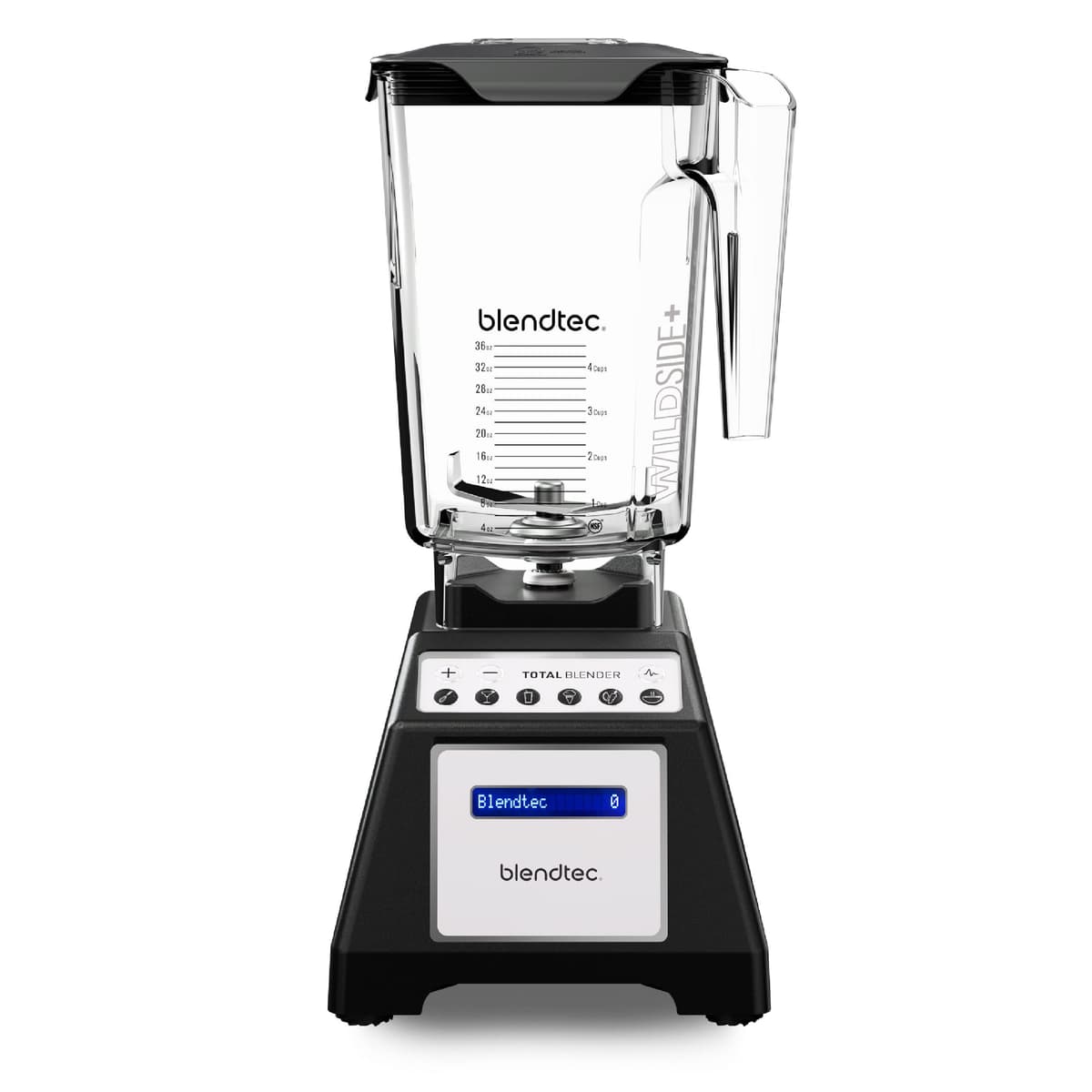 Blendtec Total Classic Original licuadora - vaso WildSide+ (90 oz) - potencia de calidad profesional - 6 ciclos preprogramados - 10 velocidades - negro TB-621-25