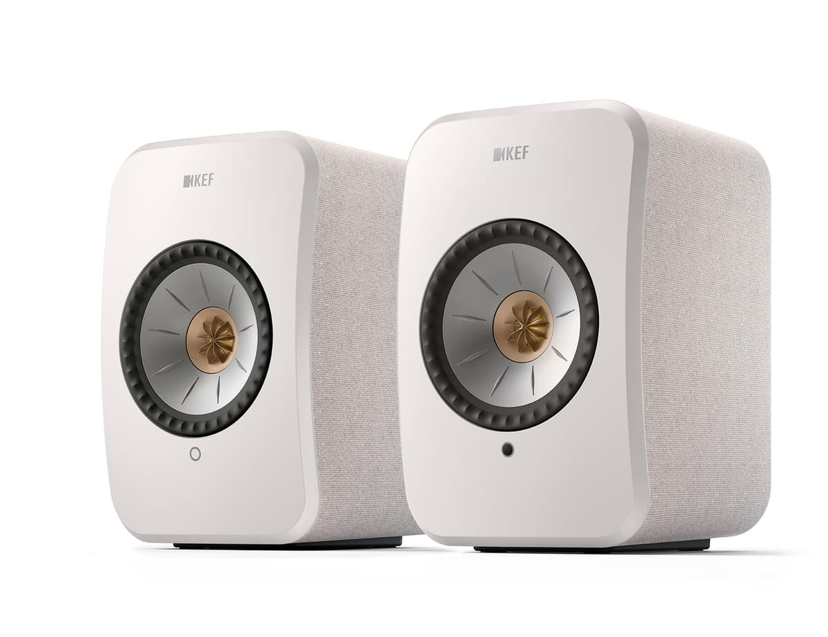 KEF LSX II sistema de parlantes HiFi inalámbricos (Cotton White)