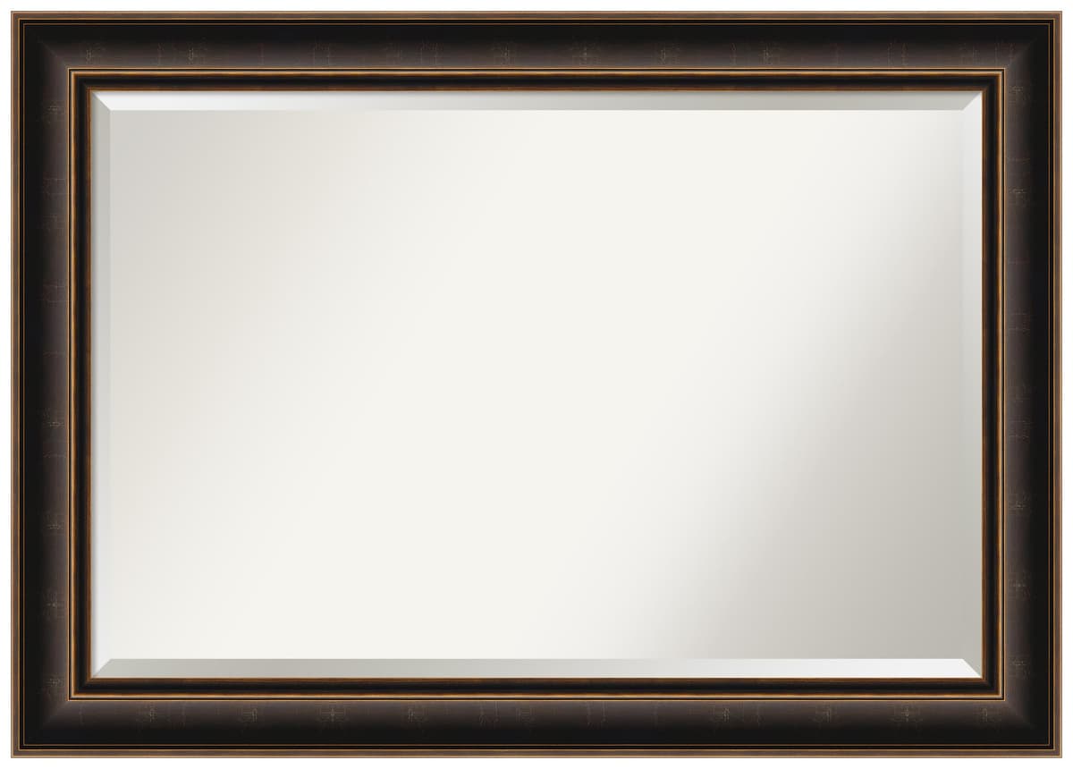 Amanti Art Espejo 41.75 x 29.75 in Marco Villa Oil Rubbed Bronze con borde biselado 28588101092