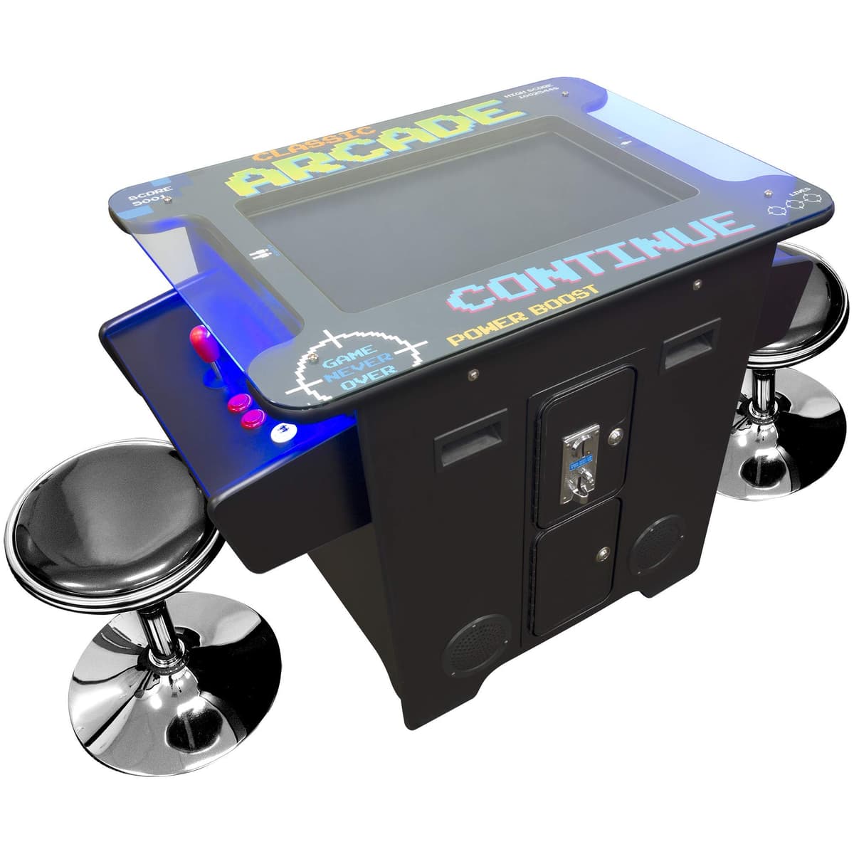 Creative Outdoor Distributor Máquina arcade cocktail comercial tamaño completo 2 jugadores 412 juegos 26" 336041