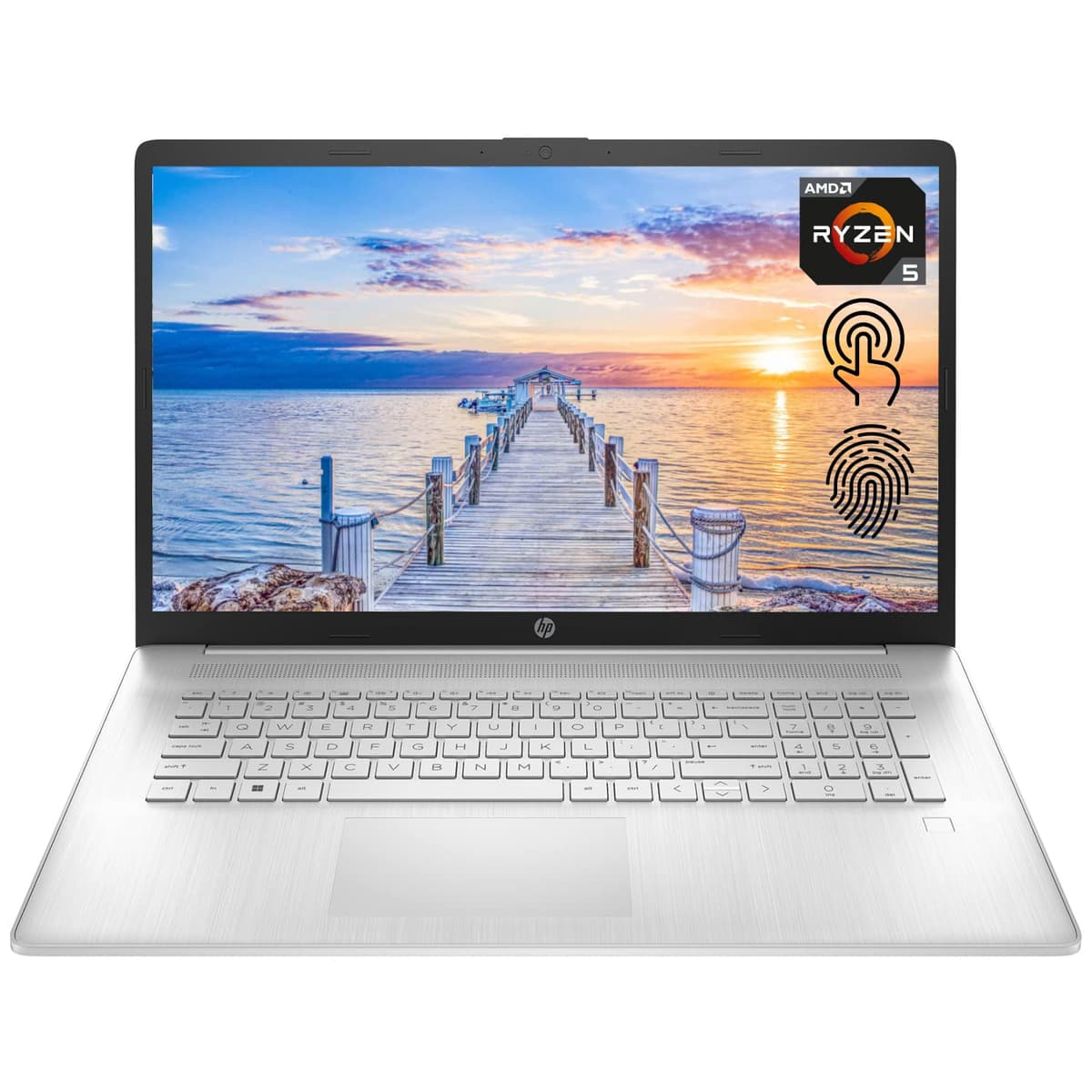 HP 17z 17.3" HD+ táctil, AMD Ryzen 5 5625U, 32GB DDR4, 2TB PCIe SSD, Windows 11 Home, Silver