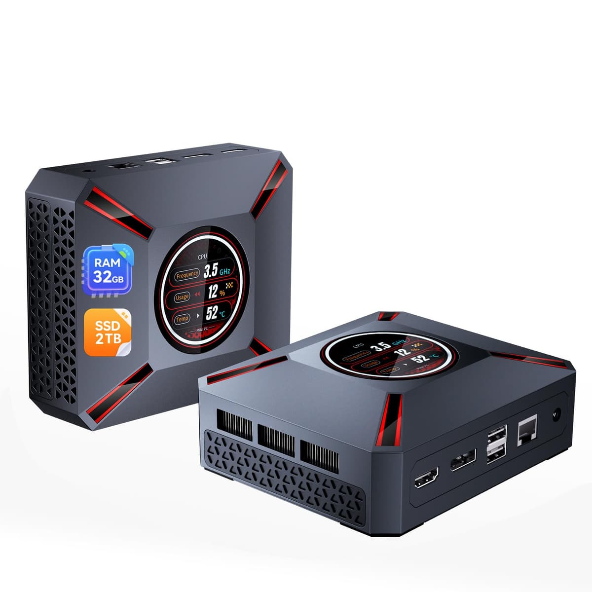 Mini PC Gaming KOOFORWAY ZXLH-M9 - Core i9-12900HK, 32GB, 2TB, Win 11 Pro