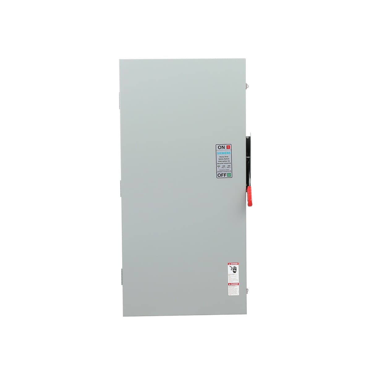 SIEMENS HF326NRA Fusible 3 polos 240V 600 Amp Interruptor de seguridad resistente para exteriores de servicio pesado