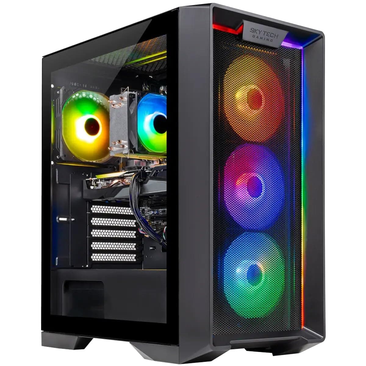 Skytech Nebula Gaming PC Intel i5-14400F RTX 5060 16GB DDR5 1TB NVMe 650W Gold, Wi-Fi, Windows 11 ST-NEBULA-2023-B-AM
