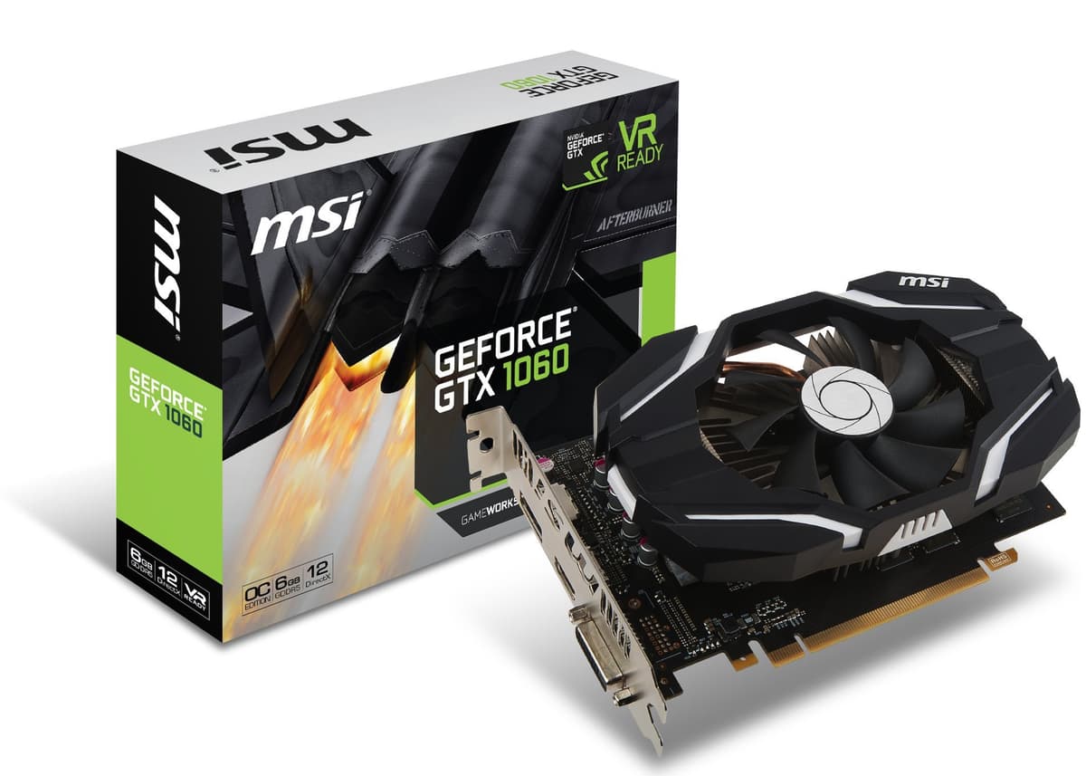 Tarjeta de video MSI G1060GX6SC GTX 1060 6G OCV1