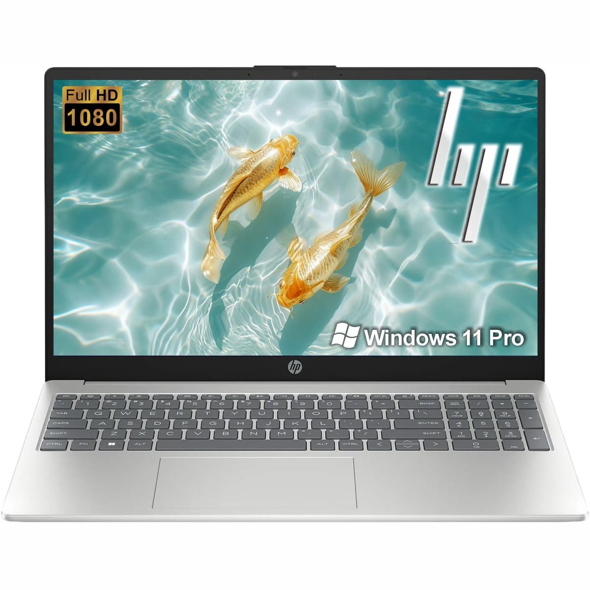 HP Laptop empresarial de 15.6 pulgadas FHD | Procesador Intel de doble núcleo | 16GB RAM | 512GB SSD | Lector de tarjetas SD | Batería de larga duración | Wi-Fi 6 | Windows 11 Pro | Escuela, negocios y productividad G9