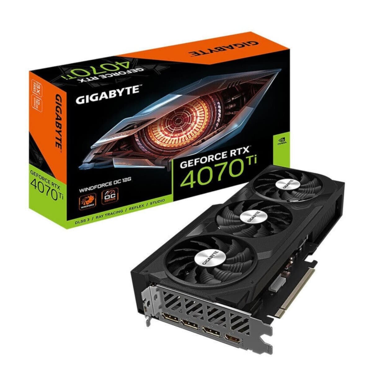 GIGABYTE GeForce RTX 4070 TI WINDFORCE OC 12GB GV-N407TWF3OC-12GD