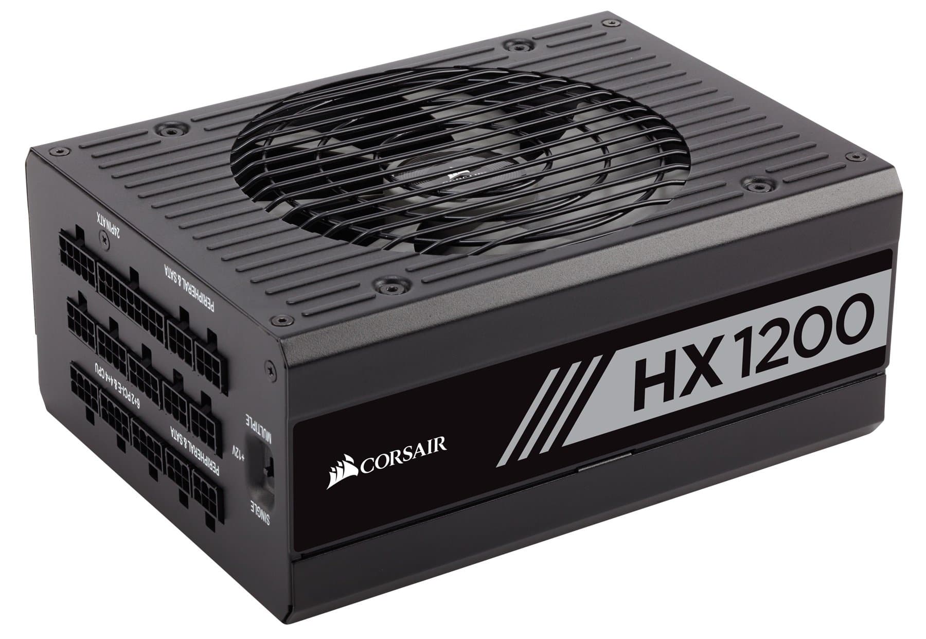 Corsair CP-9020140-UK HX1200 1200 W 80+ Platinum Fuente de Poder Totalmente Modular - Negro