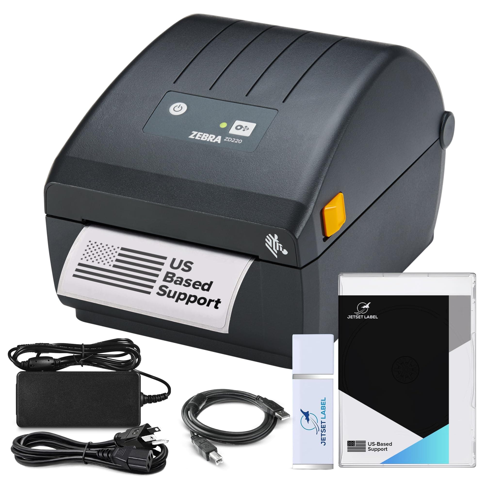 JetSet Label Zebra ZD220 - Impresora térmica directa 203 DPI (ZD22042-D01G00EZ)